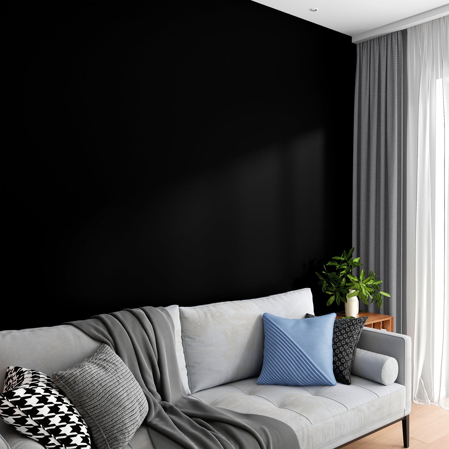 VaryPaper Black Contact Paper Skin-friendly