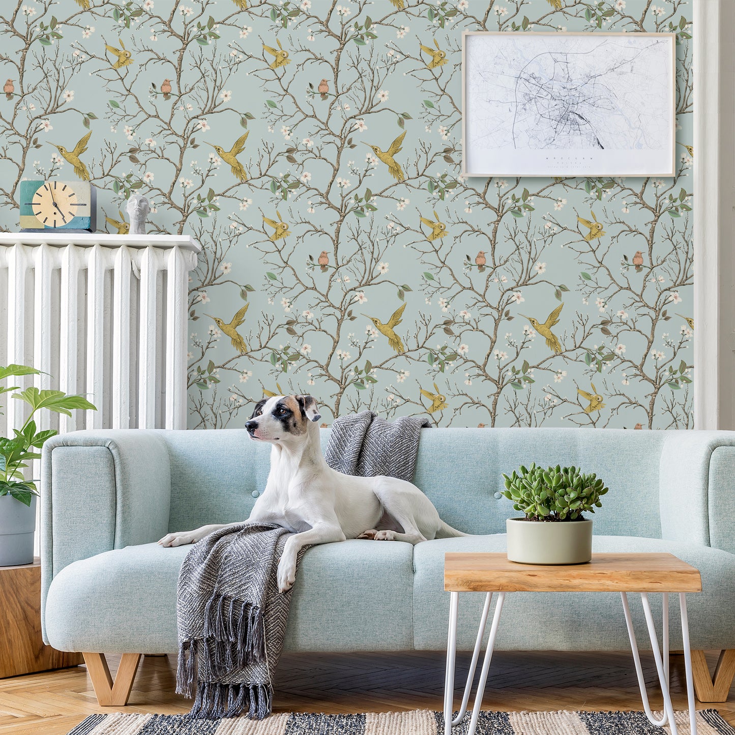 VaryPaper Blossom Branches Bird Floral Wallpaper