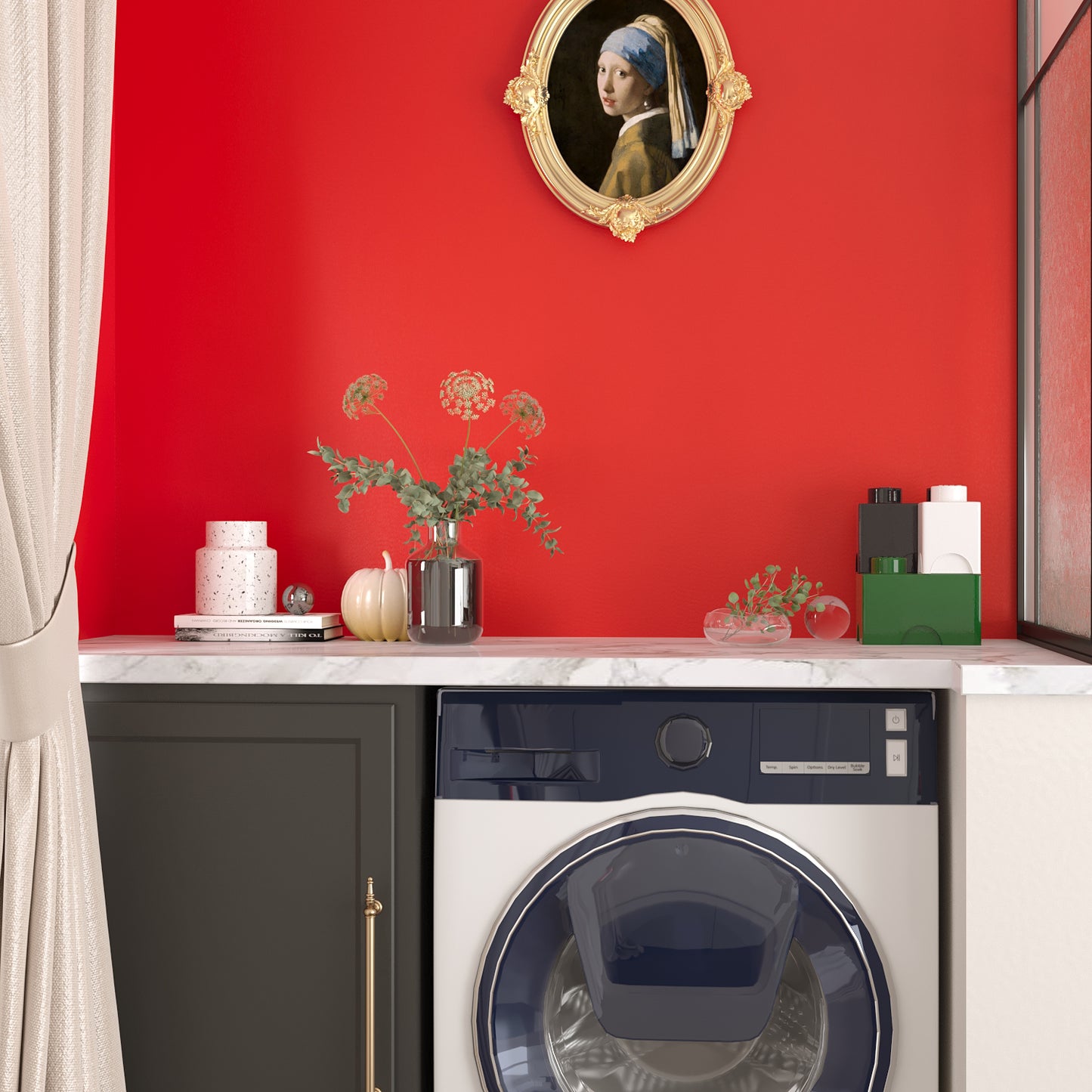 VaryPaper Thick Red Peel and Stick Wallpaper