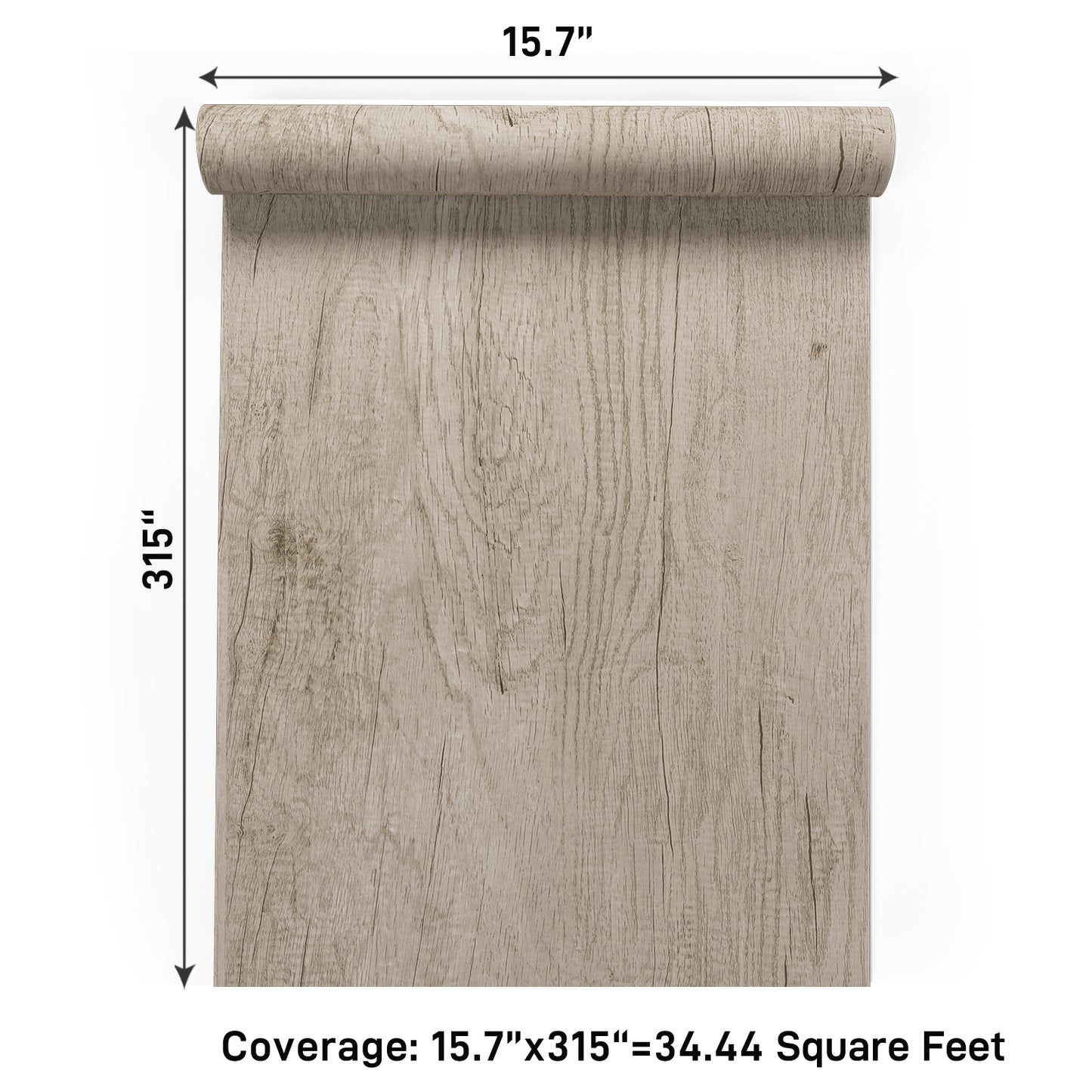 VaryPaper Rustic Light Wood Contact Paper