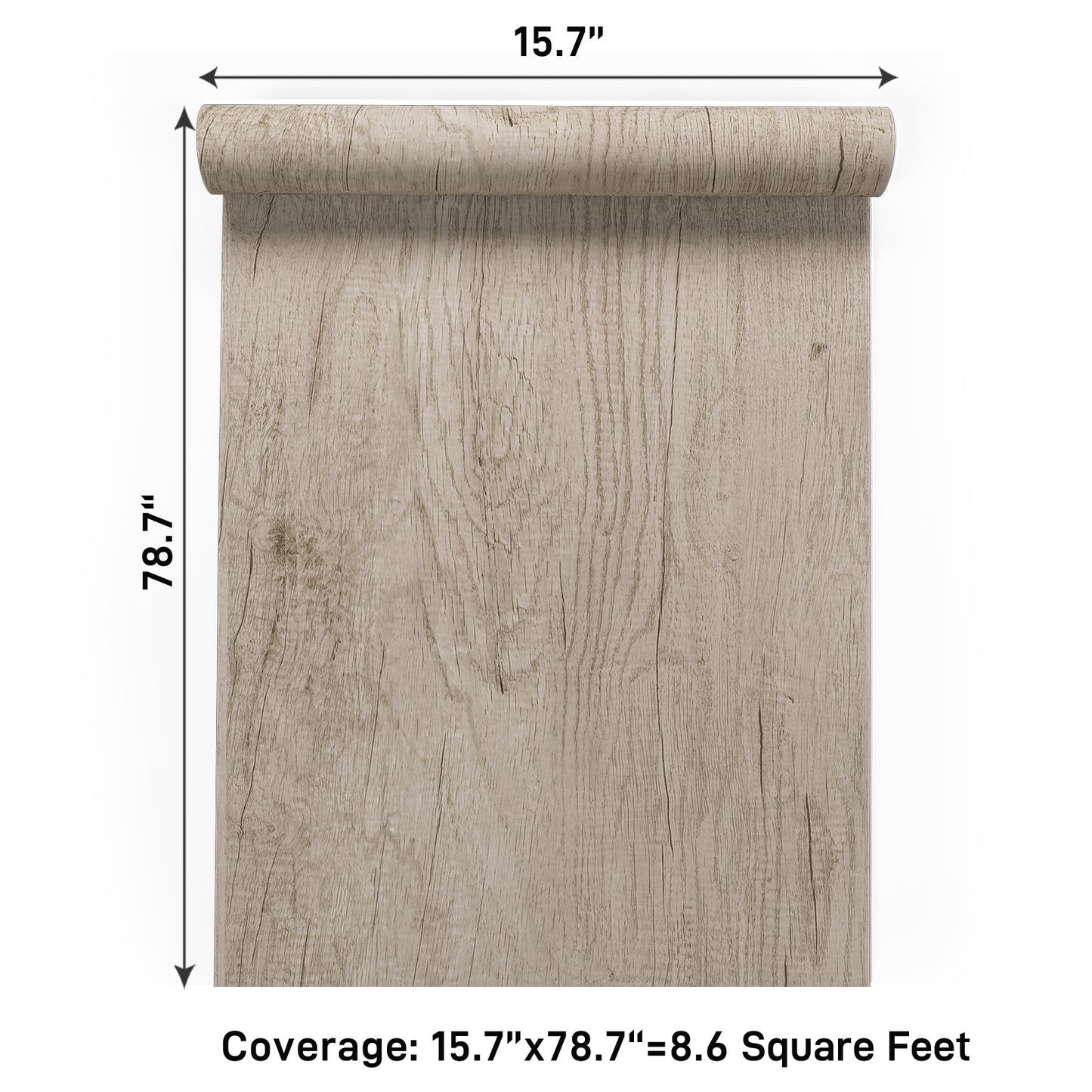 VaryPaper Rustic Light Wood Contact Paper