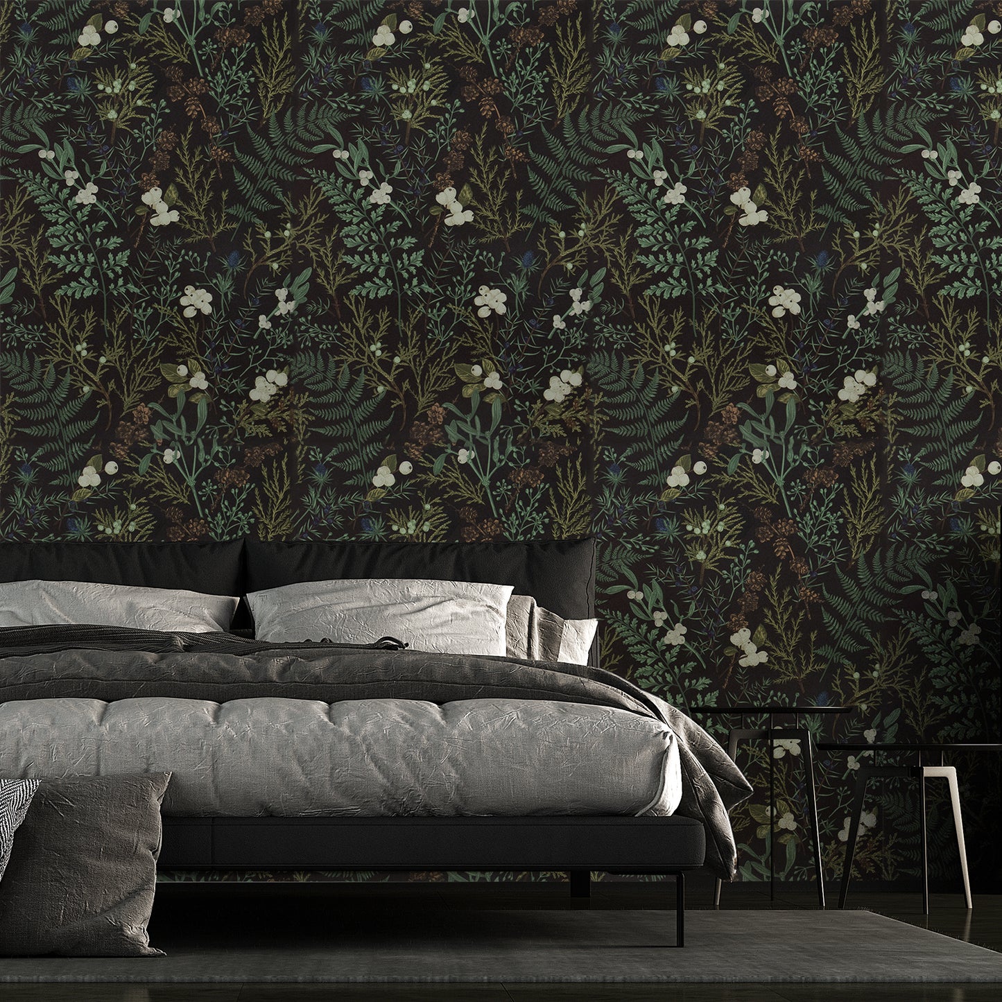 VaryPaper Tropical Moss Leaf Floral Wallpaper