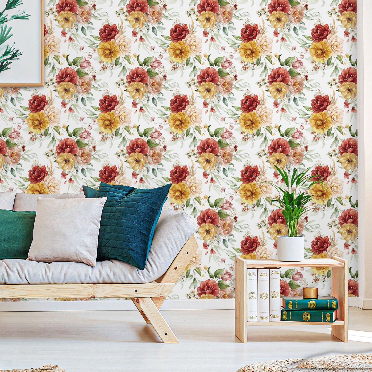 VaryPaper Petunia Butterfly Peony Wallpaper