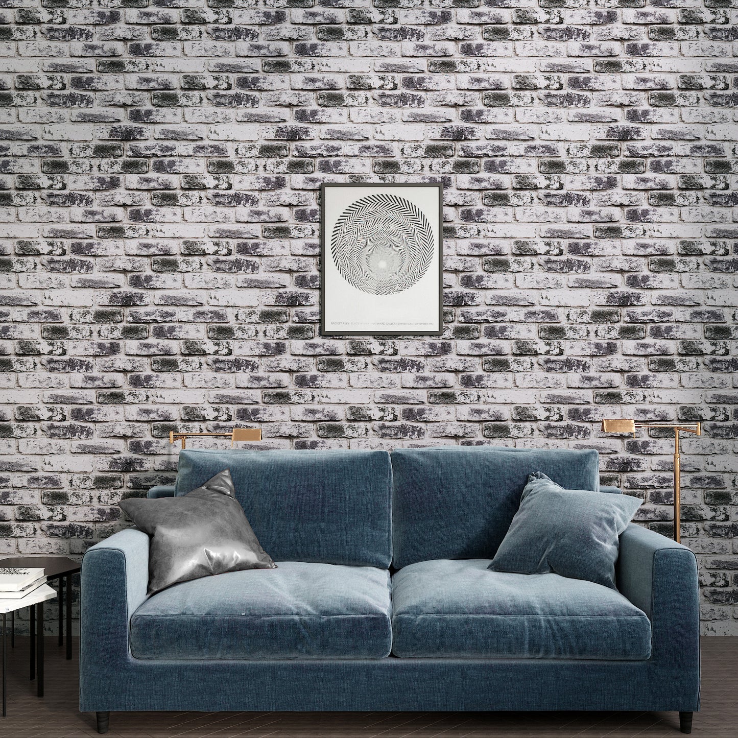 VaryPaper Grey Brick Wallpaper
