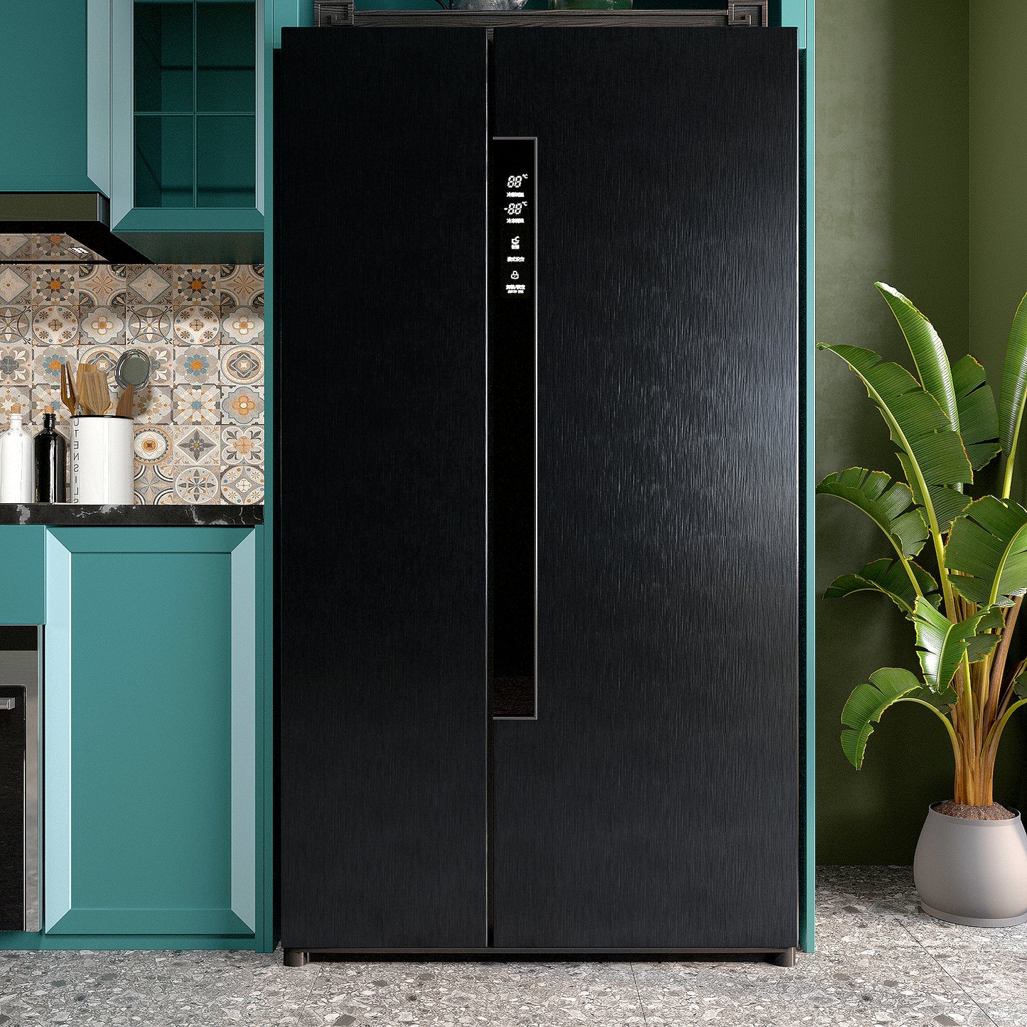 VaryPaper Black Stainless Steel Contact Paper