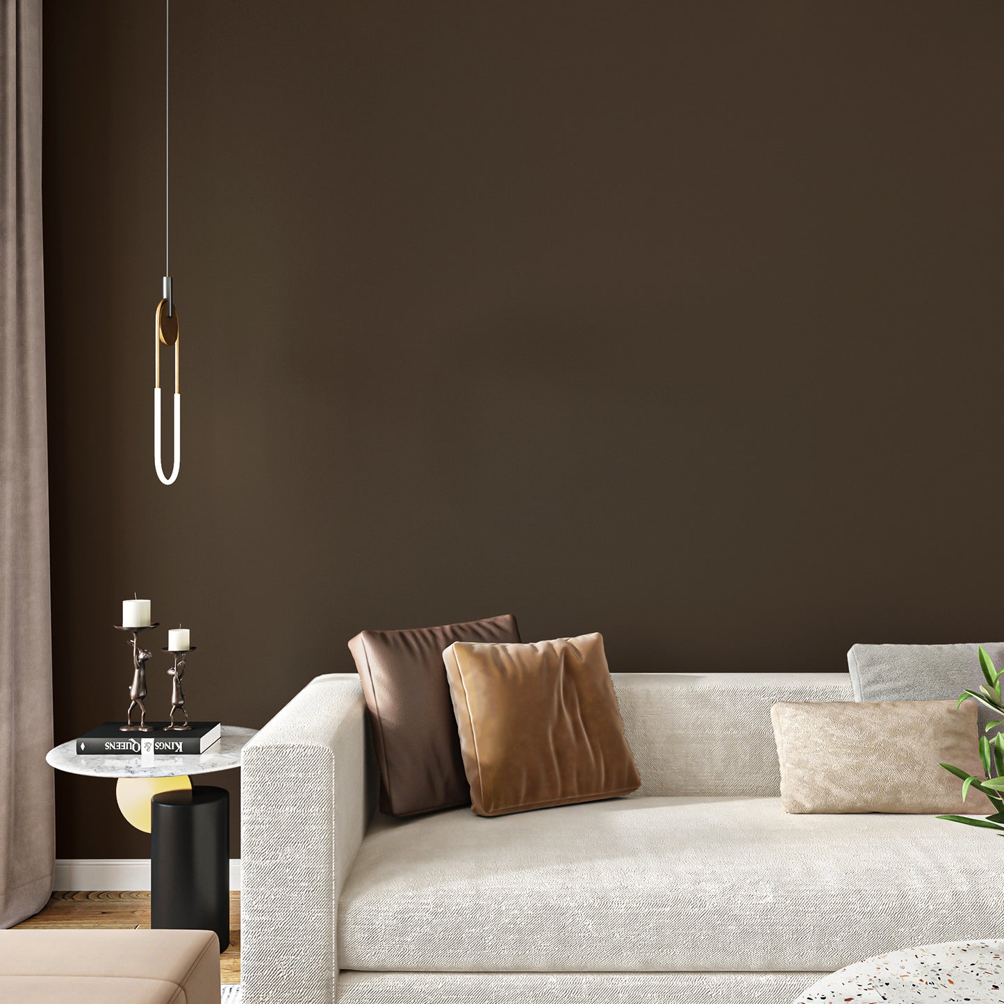 VaryPaper Dark Brown Contact Paper Skin-friendly