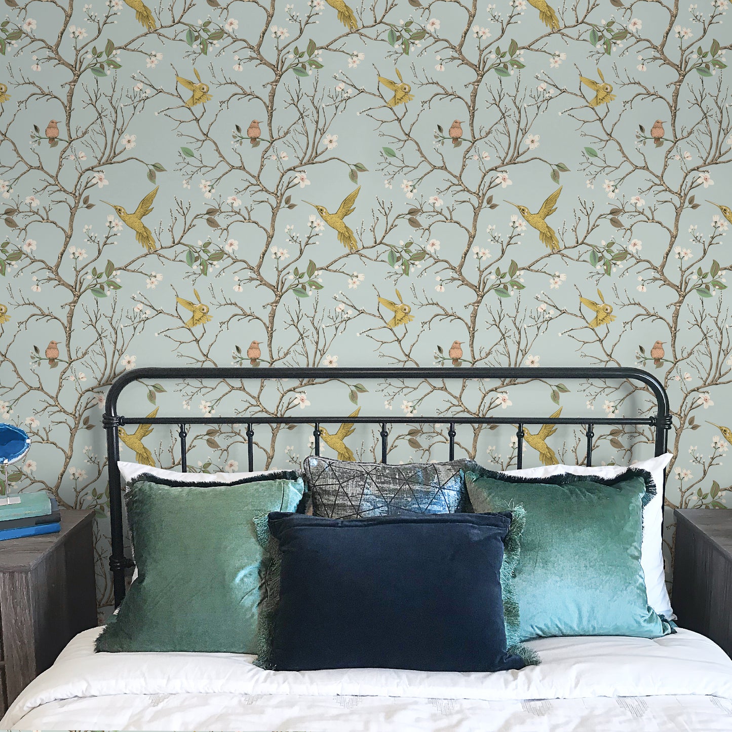 VaryPaper Blossom Branches Bird Floral Wallpaper