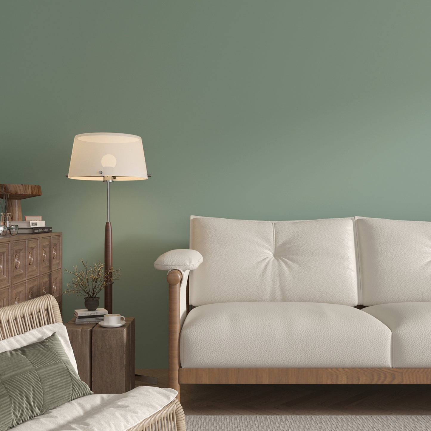 VaryPaper Light Sage Green Contact Paper Skin-friendly