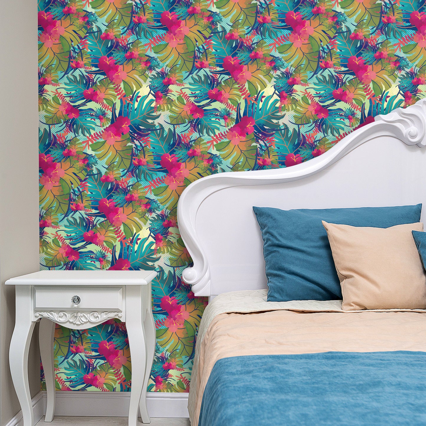 VaryPaper Tropical Leaf Floral Wallpaper