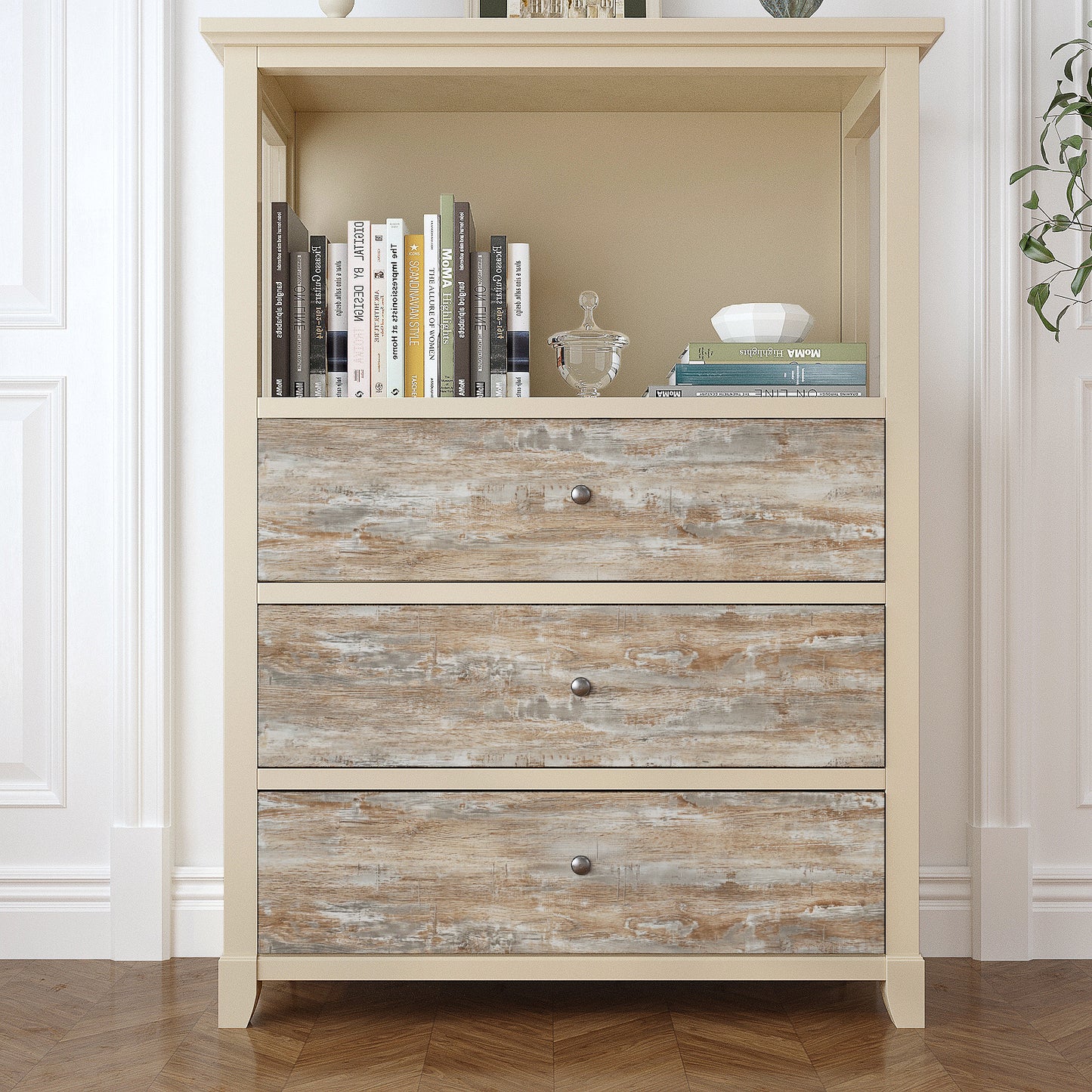 VaryPaper Distressed Light Wood Contact Paper