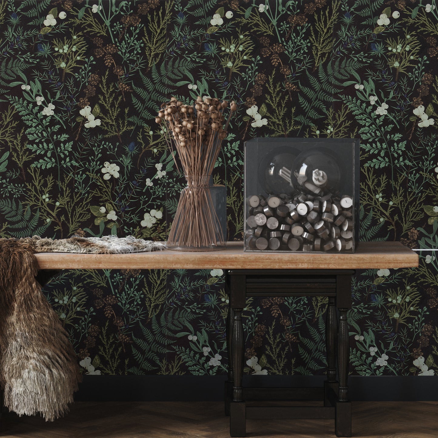 VaryPaper Tropical Moss Leaf Floral Wallpaper