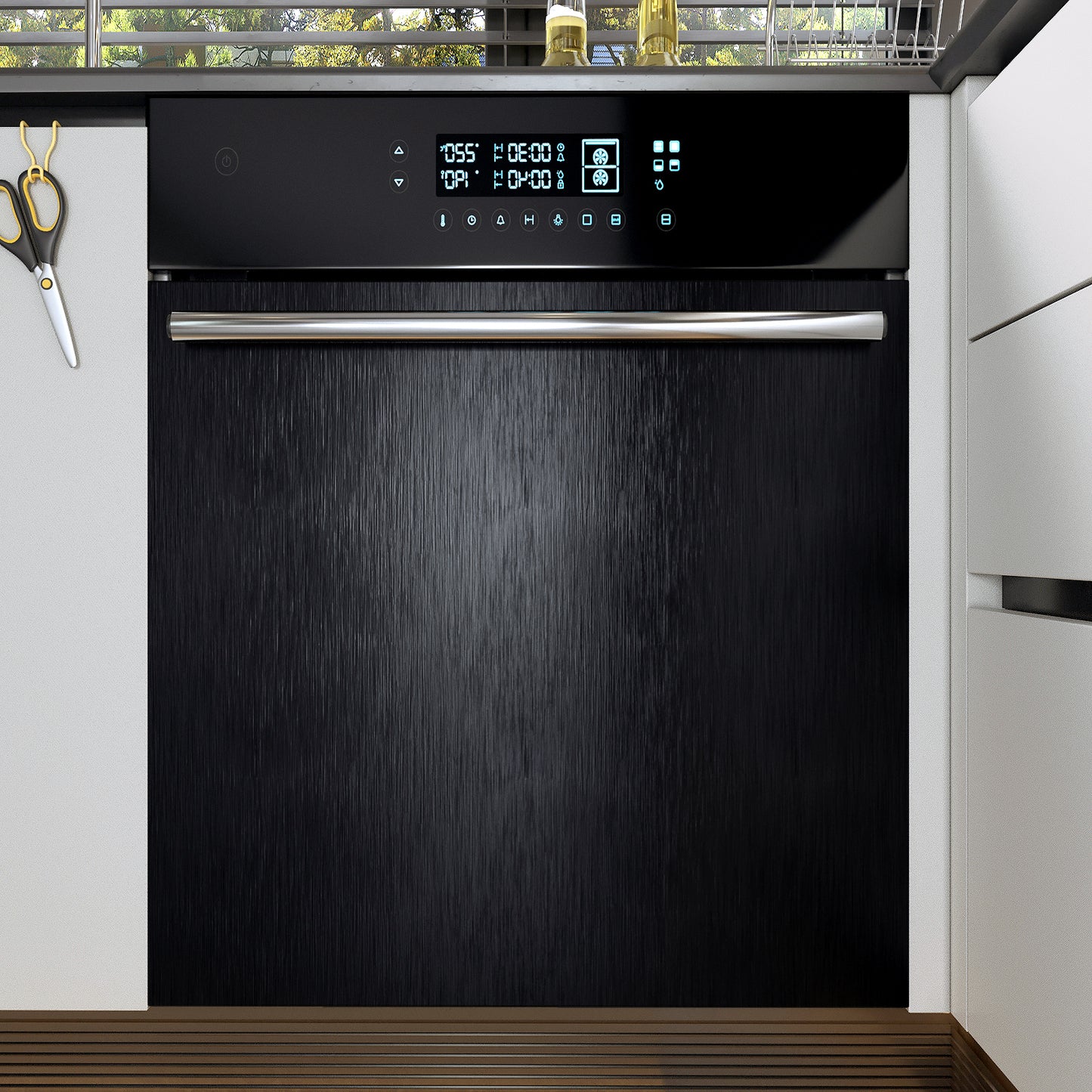 VaryPaper Black Stainless Steel Contact Paper