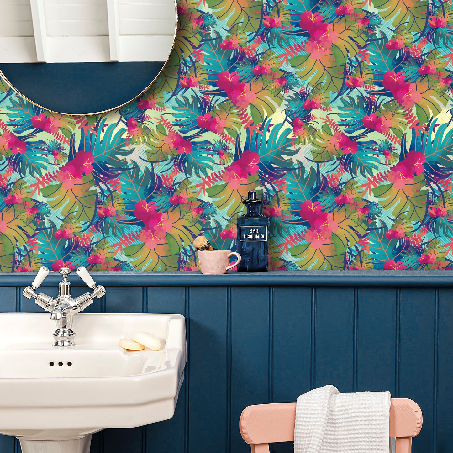VaryPaper Tropical Leaf Floral Wallpaper