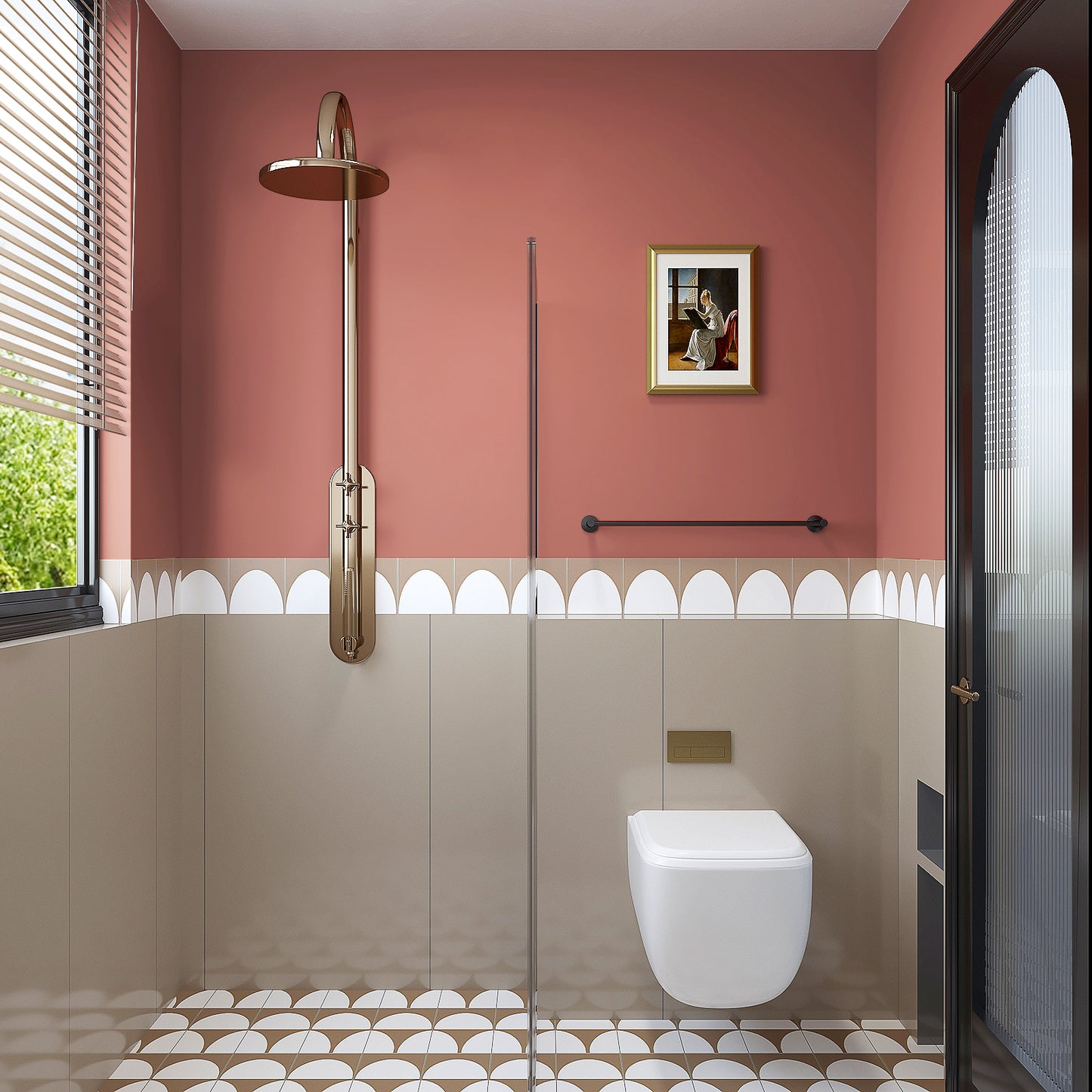 VaryPaper Coral Pink Contact Paper Skin-friendly