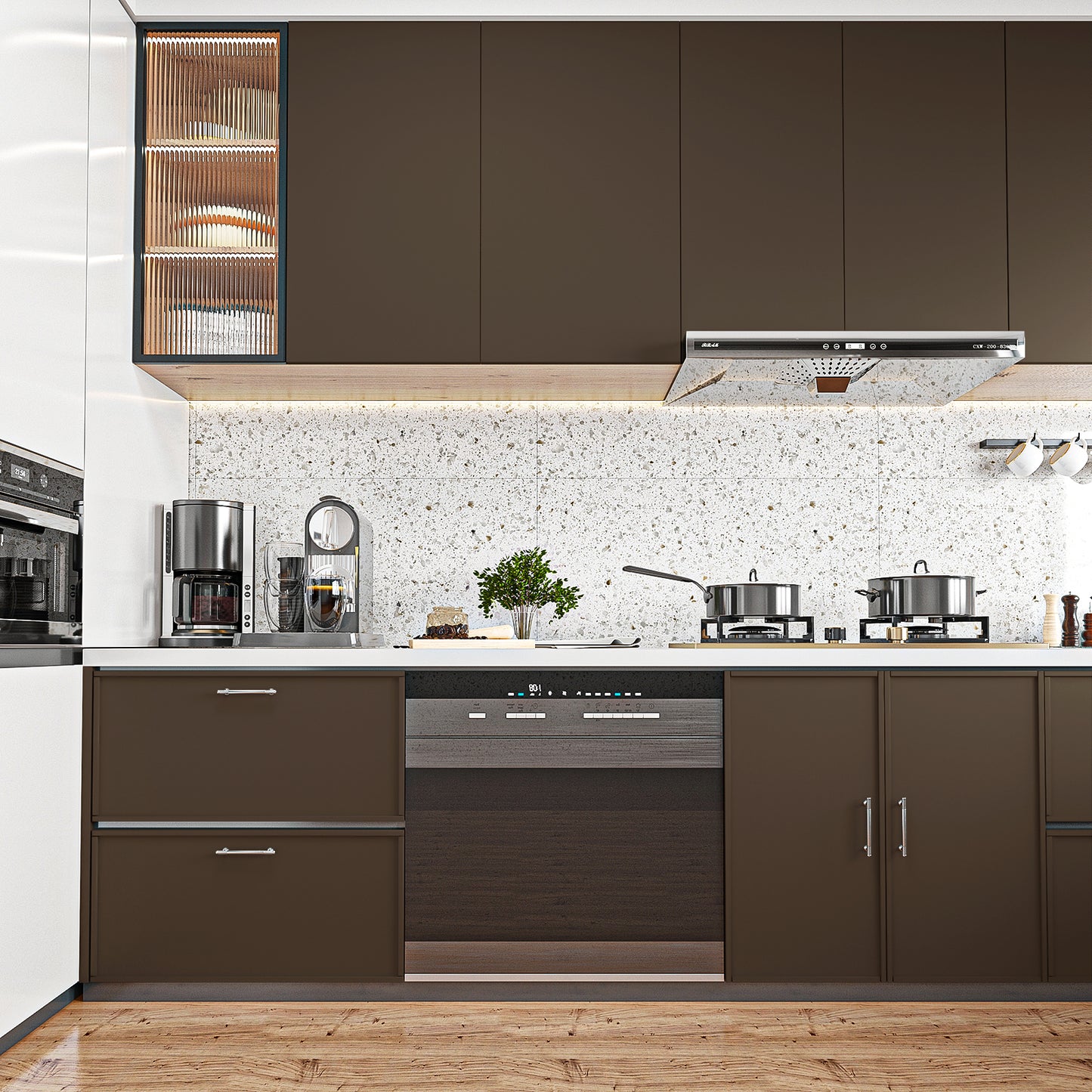 VaryPaper Dark Brown Contact Paper Skin-friendly