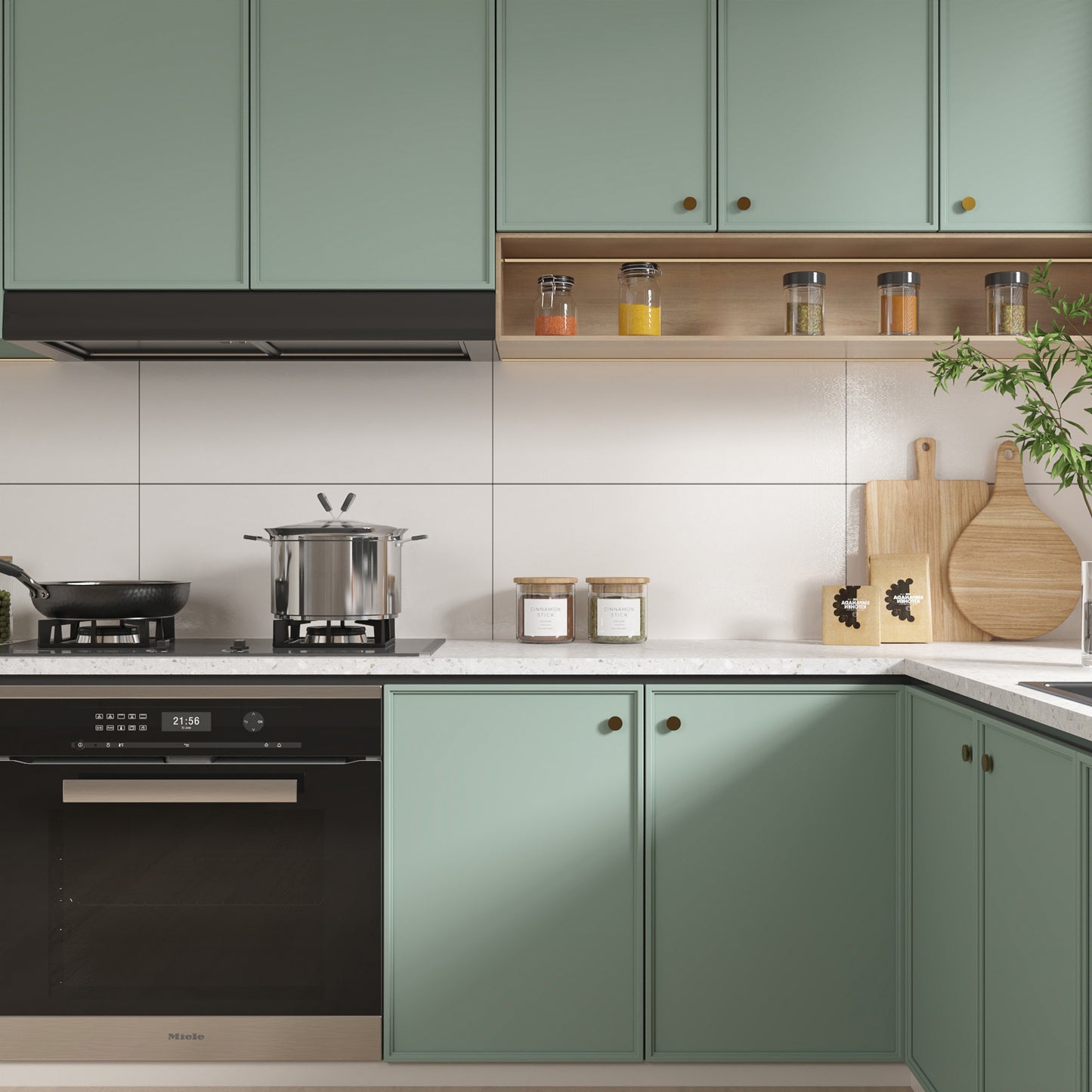 VaryPaper Light Sage Green Contact Paper Skin-friendly