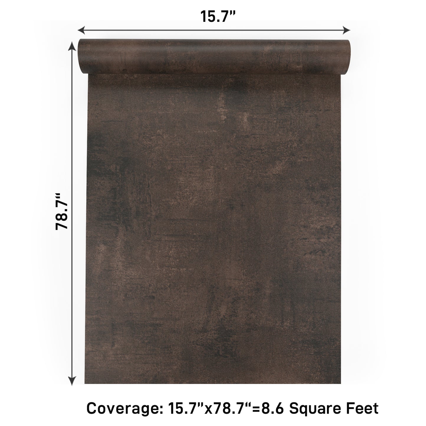 VaryPaper Industrial Brown Concrete Wallpaper