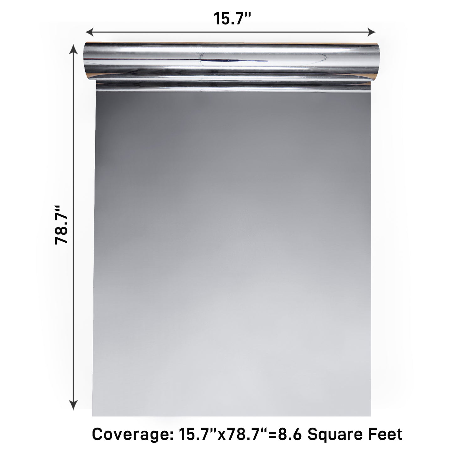 VaryPaper Silver Mirror Stickers