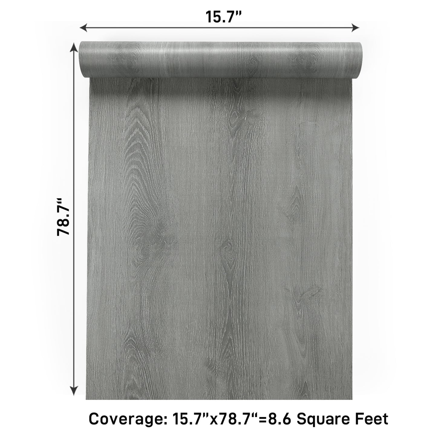 VaryPaper Rustic Grey Wood Contact Paper