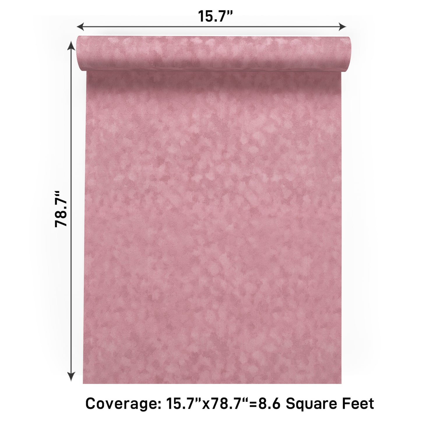 VaryPaper Coral Pink Velvet Wallpaper