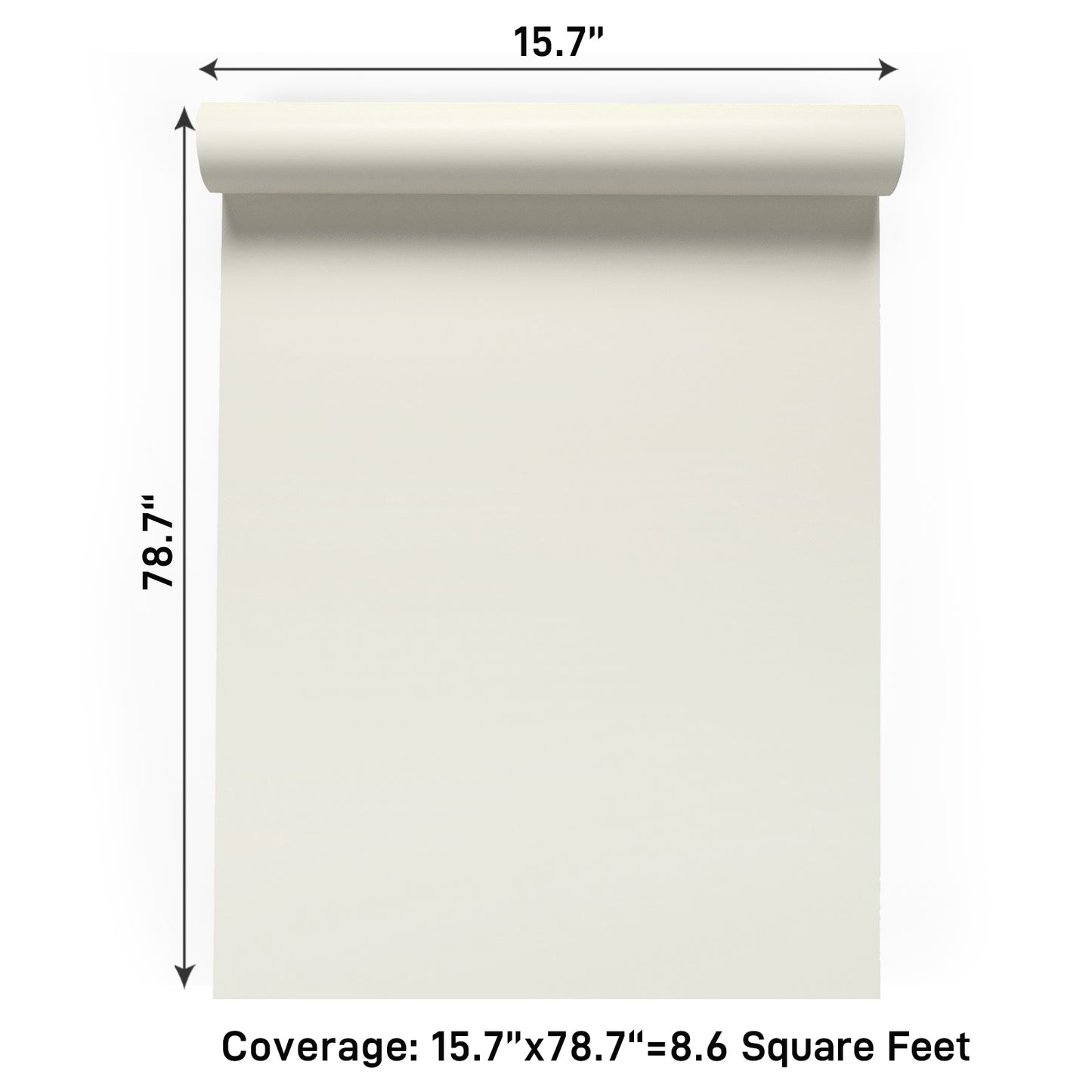 VaryPaper Matte Off White Contact Paper Skin-friendly