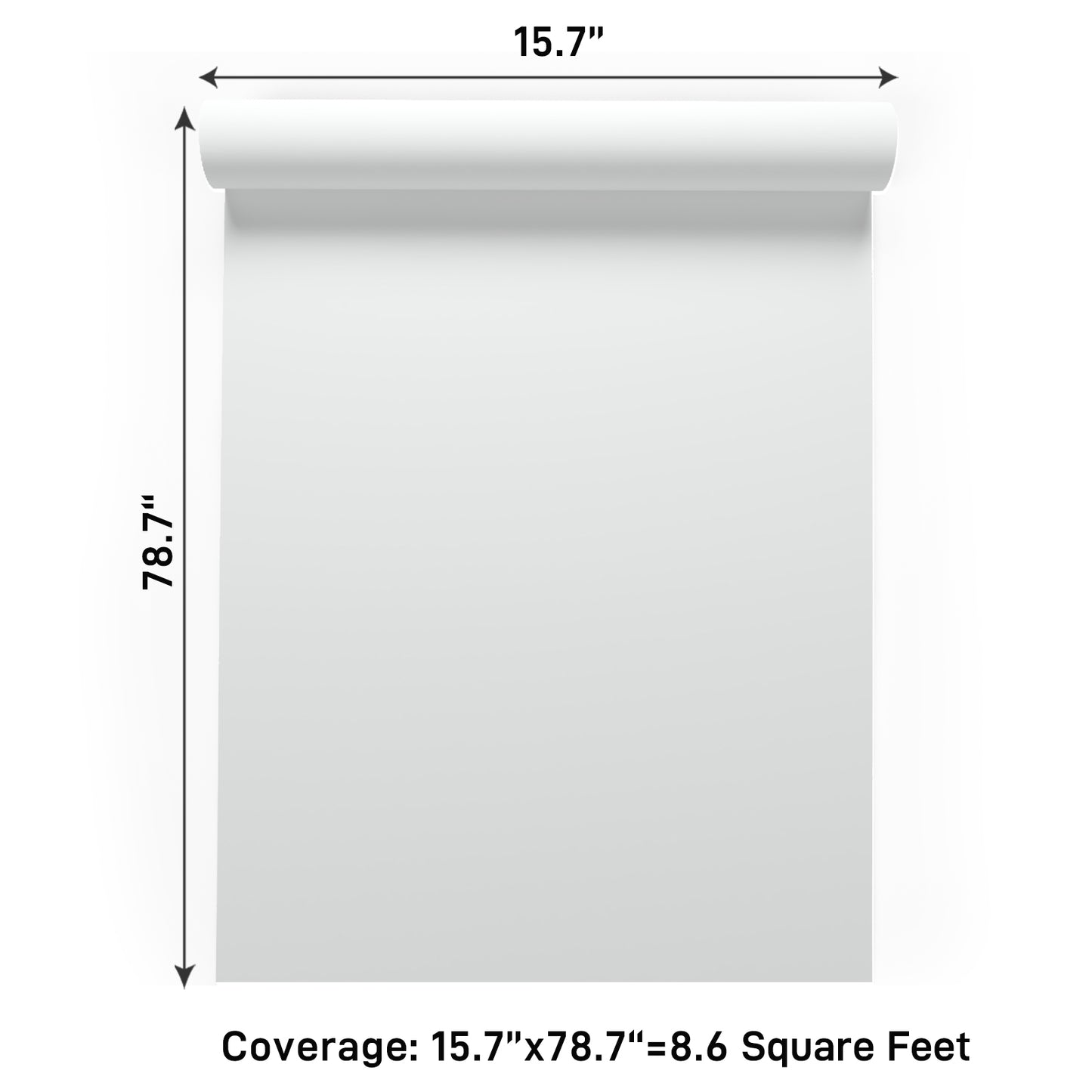 VaryPaper Matte White Contact Paper Skin-friendly