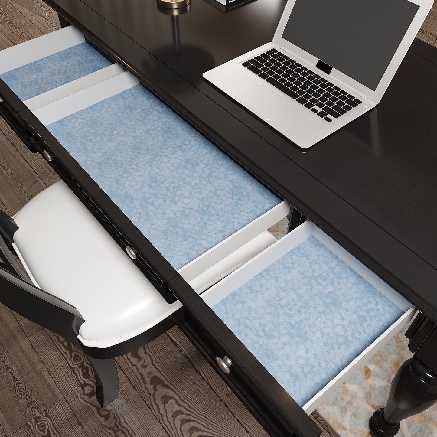 VaryPaper Light Blue Velvet Wallpaper