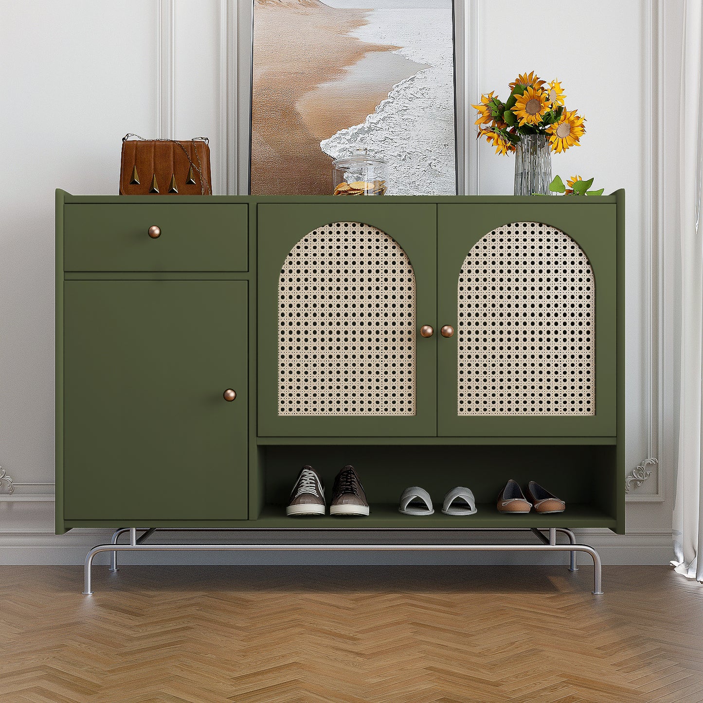 VaryPaper Olive Green Contact Paper Skin-friendly