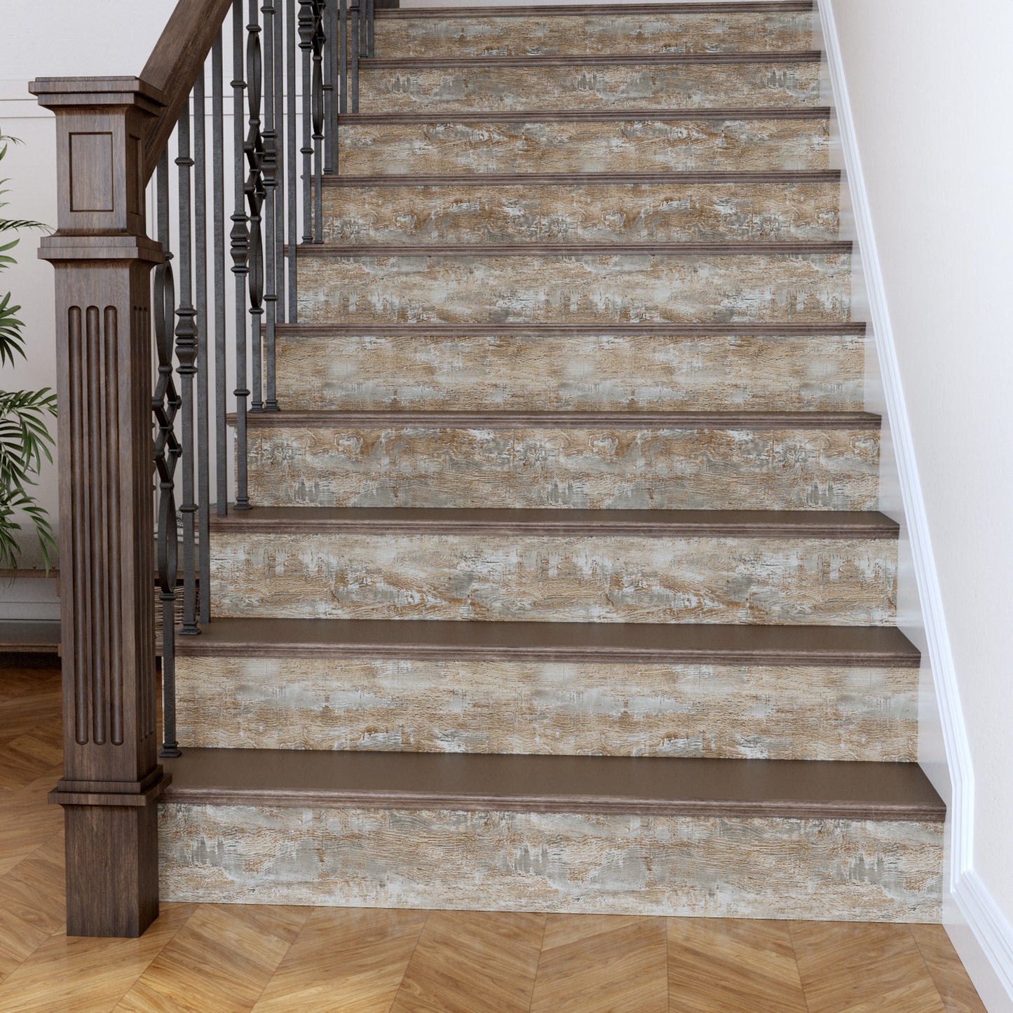 VaryPaper Distressed Light Wood Contact Paper