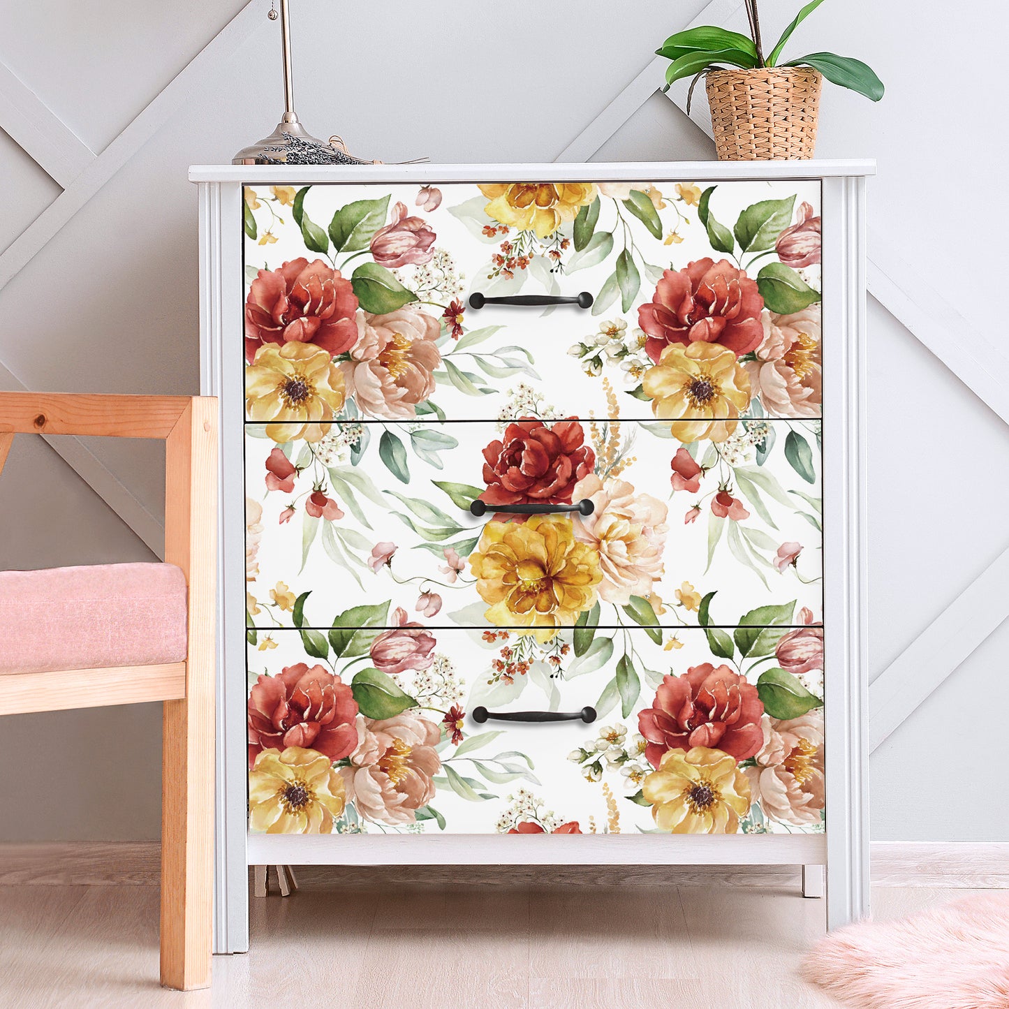 VaryPaper Petunia Butterfly Peony Wallpaper