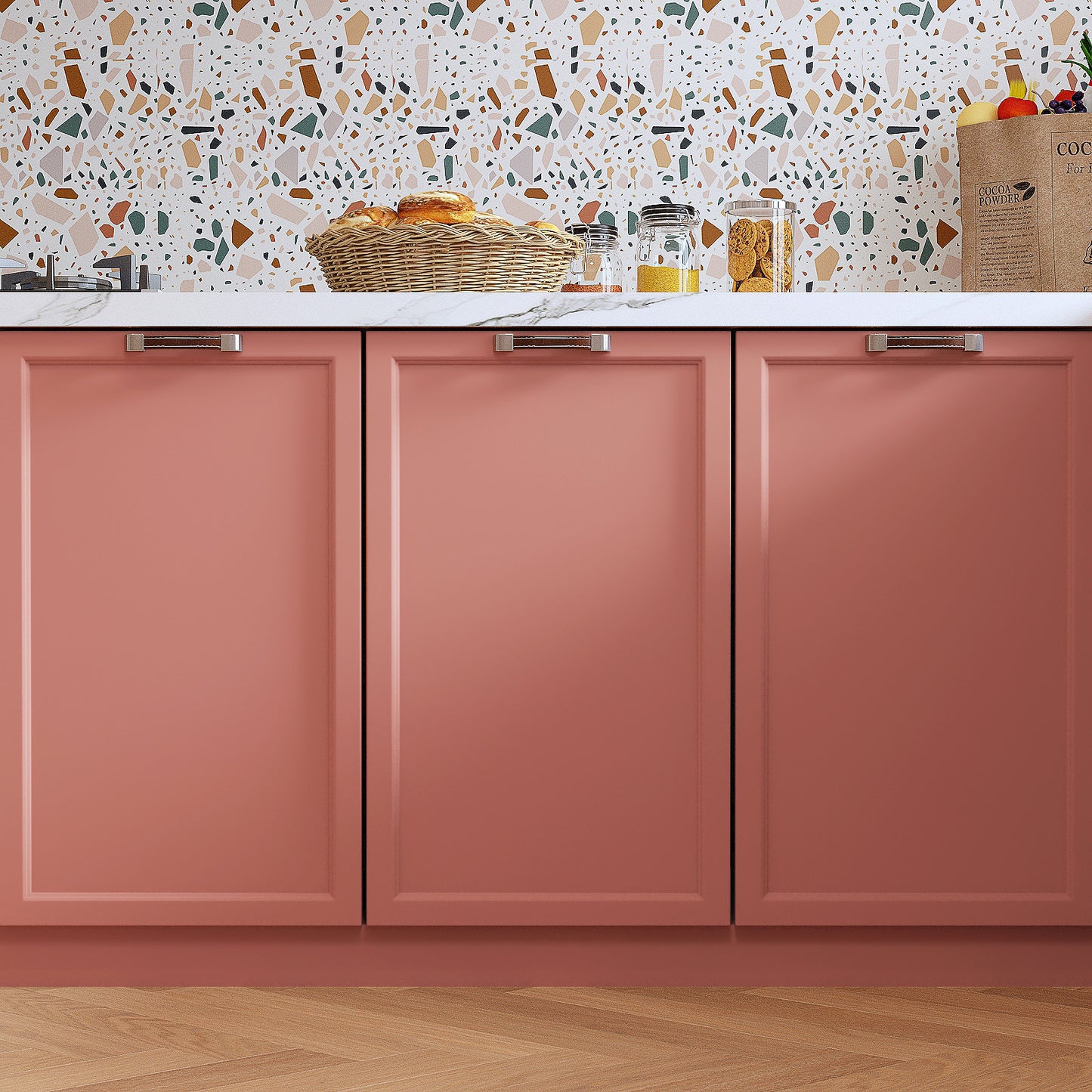 VaryPaper Coral Pink Contact Paper Skin-friendly