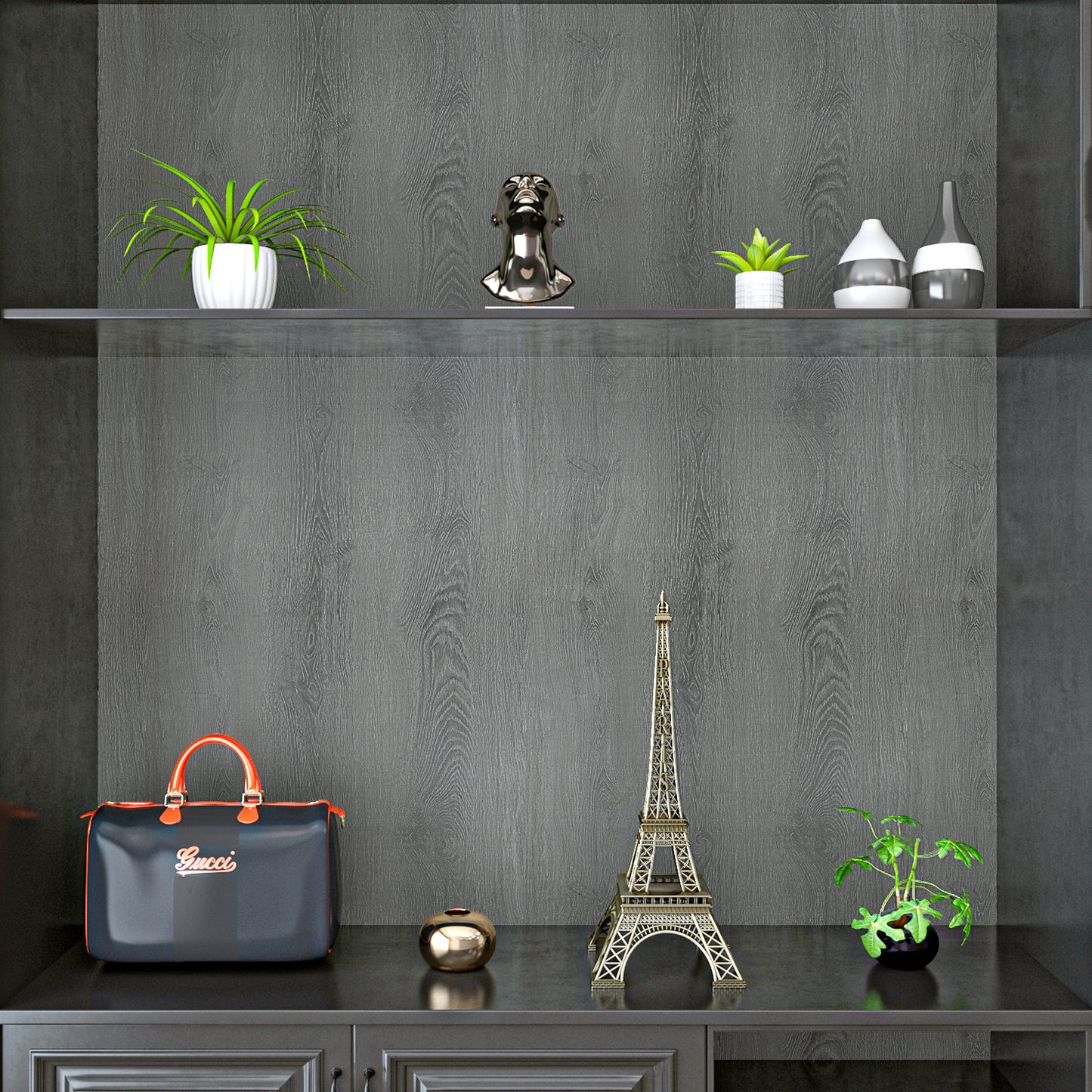 VaryPaper Rustic Grey Wood Contact Paper
