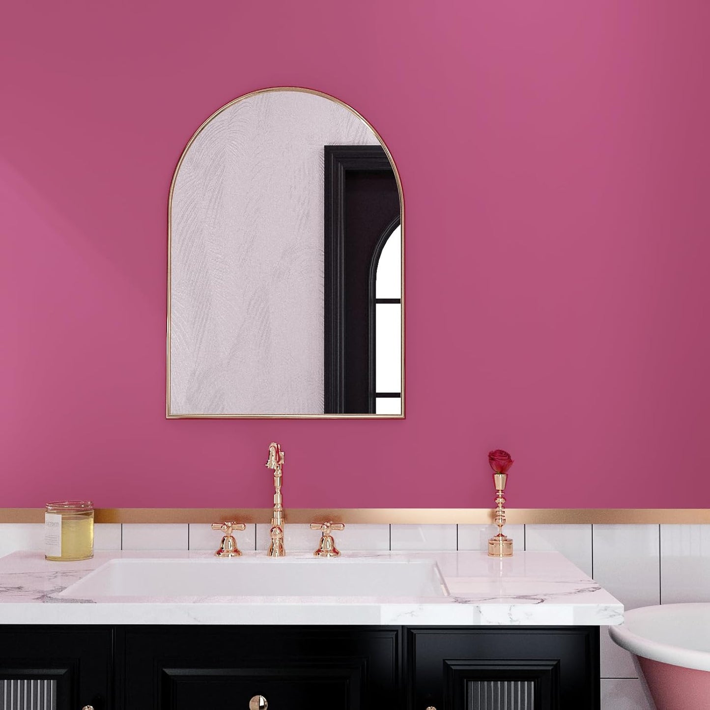 VaryPaper Hot Pink Contact Paper Skin-friendly