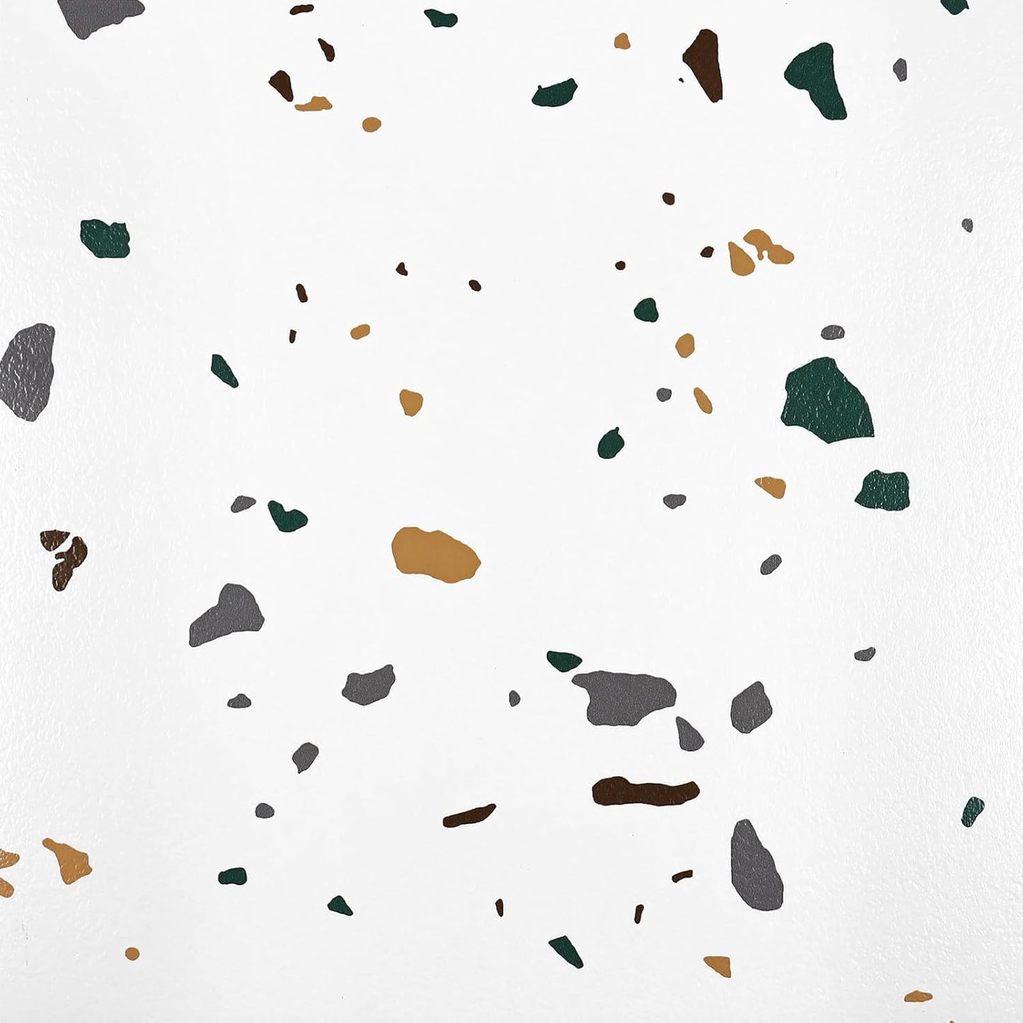 VaryPaper White Terrazzo Peel and Stick Floor Tile