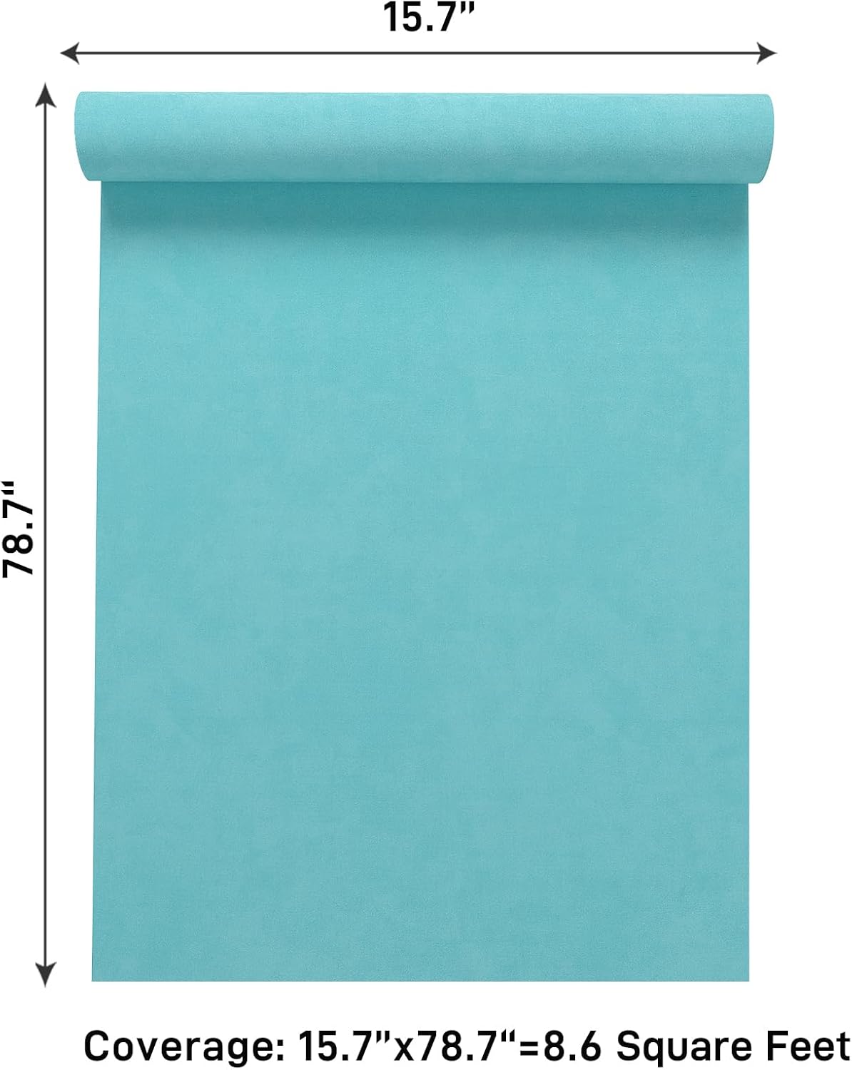 VaryPaper Aqua Blue Velvet Wallpaper