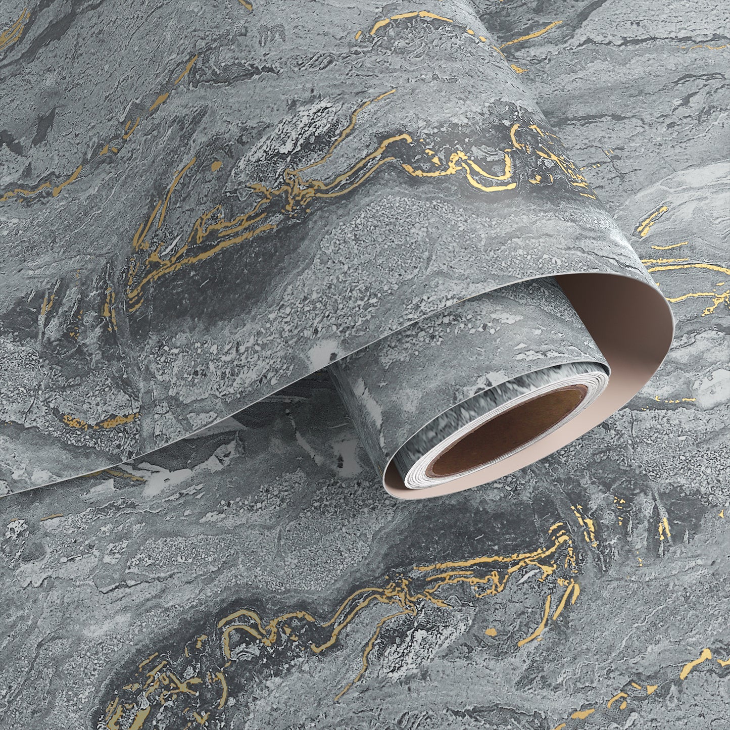 VaryPaper Matte Grey Marble Contact Paper