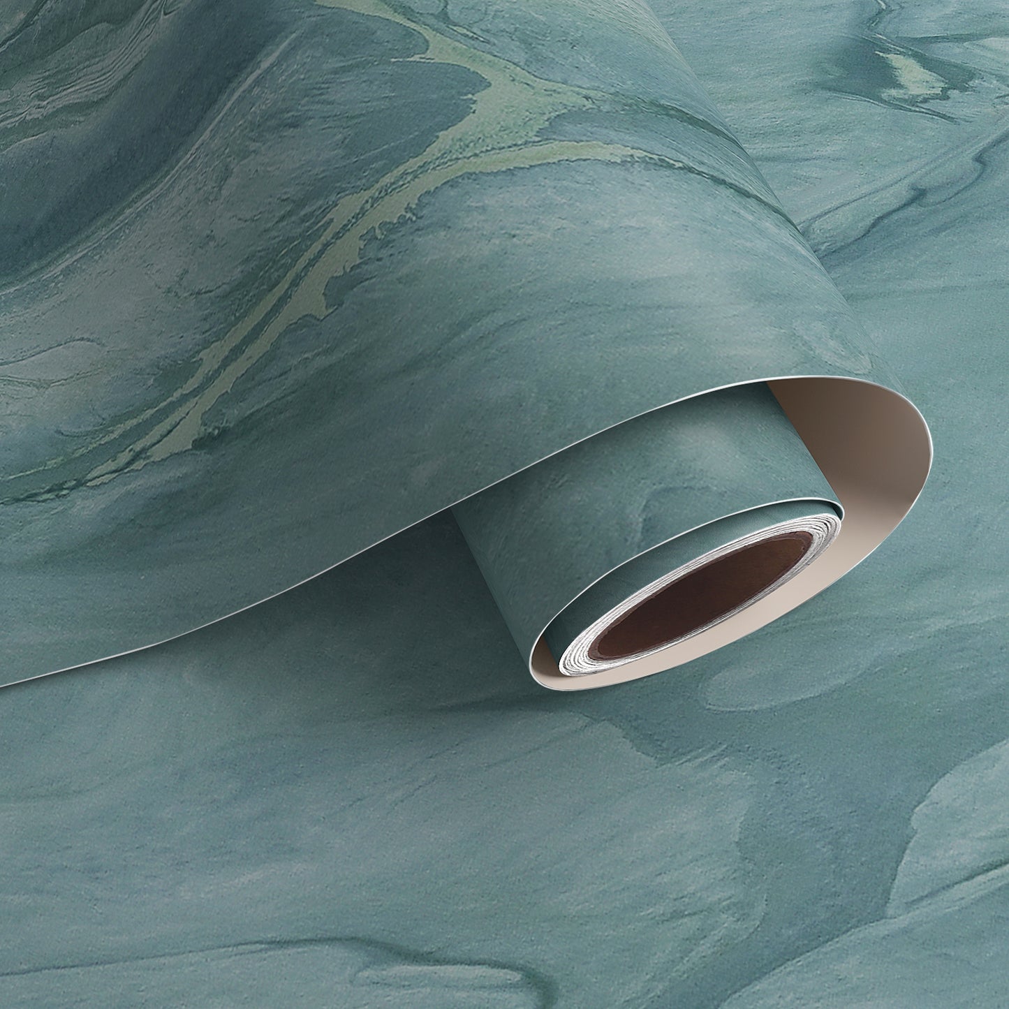 VaryPaper Teal Blue Marble Contact Paper