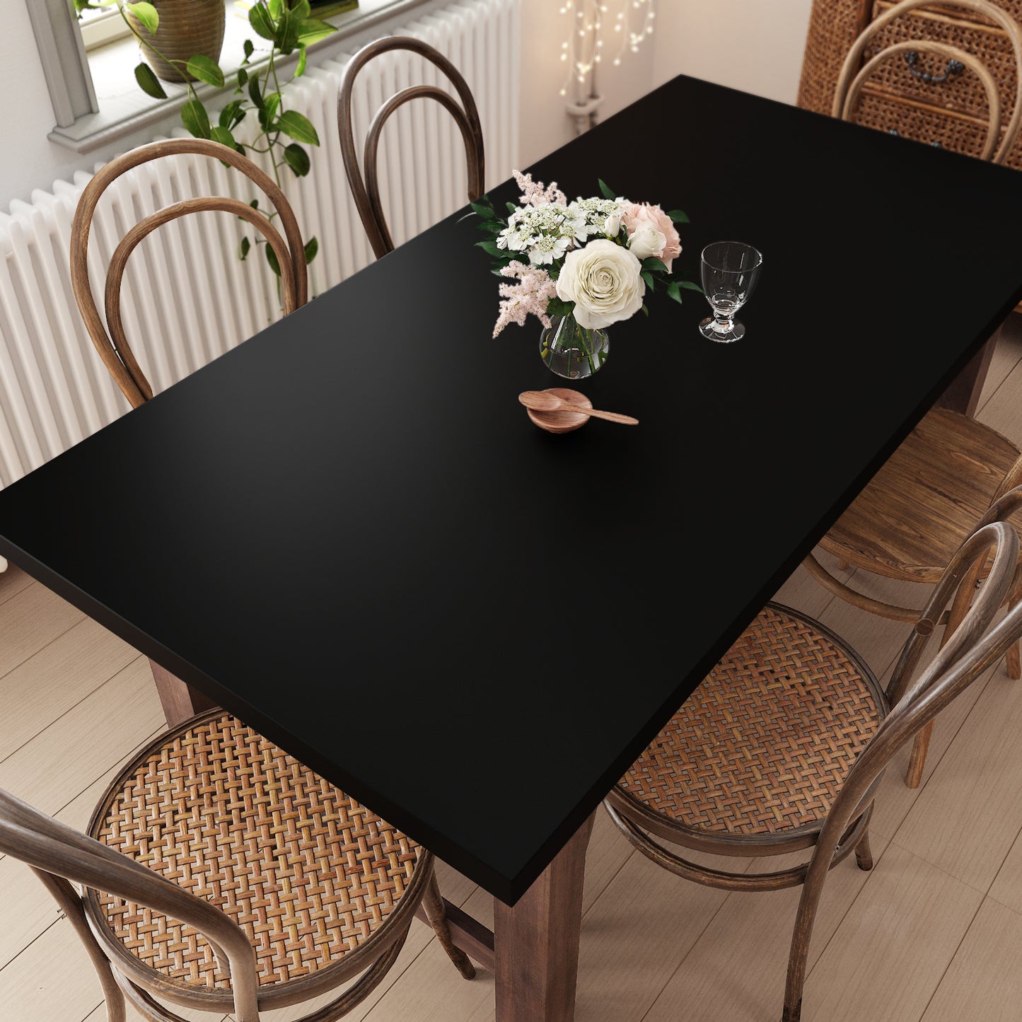 VaryPaper Black Contact Paper Skin-friendly