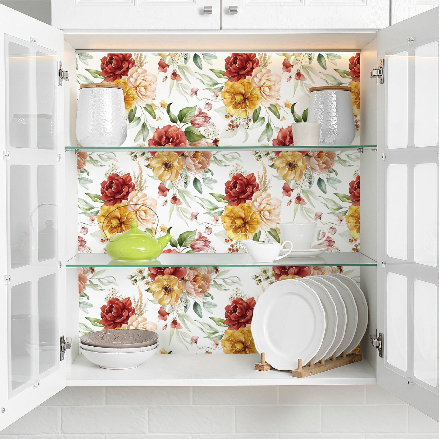 VaryPaper Petunia Butterfly Peony Wallpaper