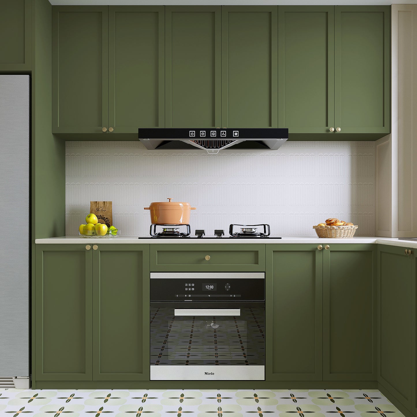VaryPaper Olive Green Contact Paper Skin-friendly