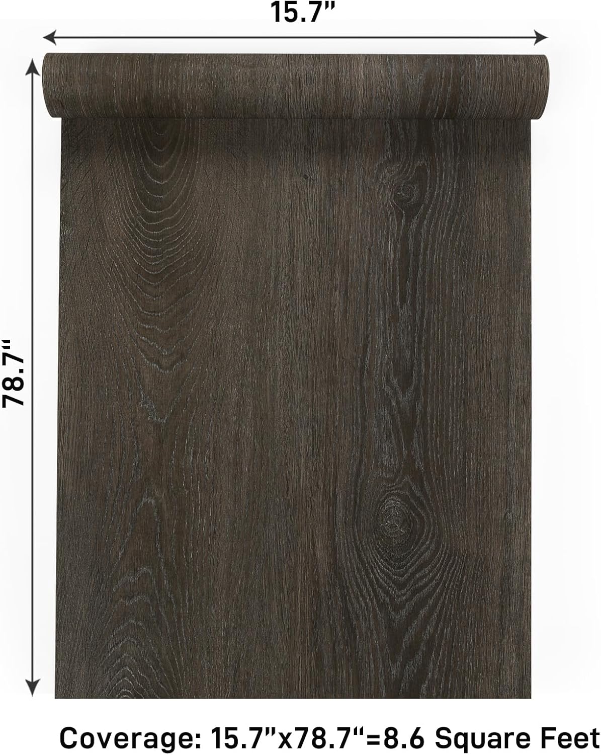 VaryPaper Cedar Brown Wood Contact Paper