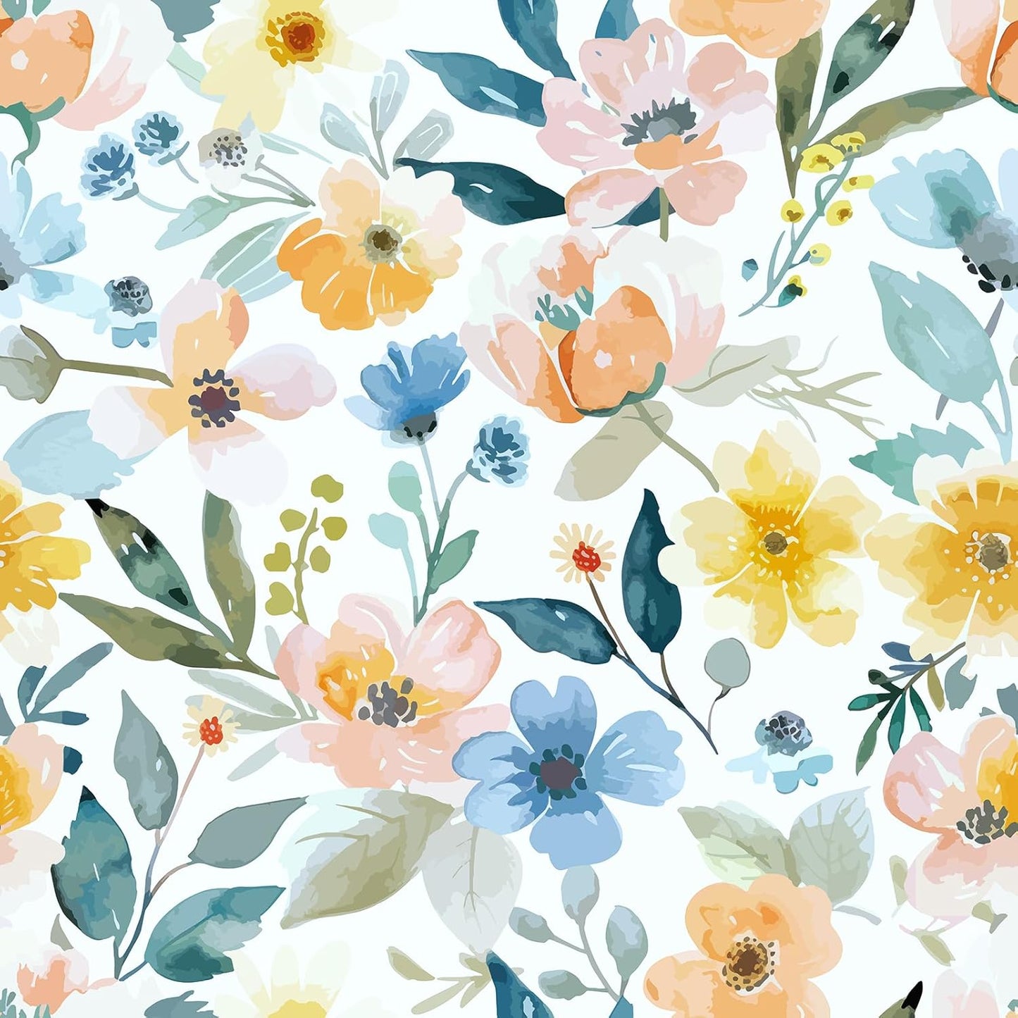 VaryPaper Cute Watercolor Floral Wallpaper
