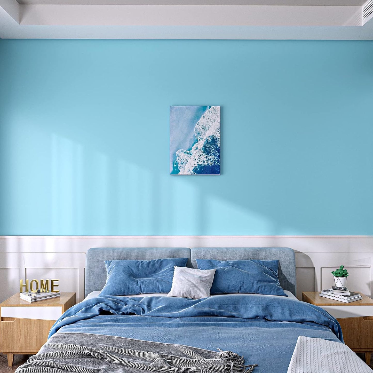 VaryPaper Light Blue Contact Paper Skin-friendly