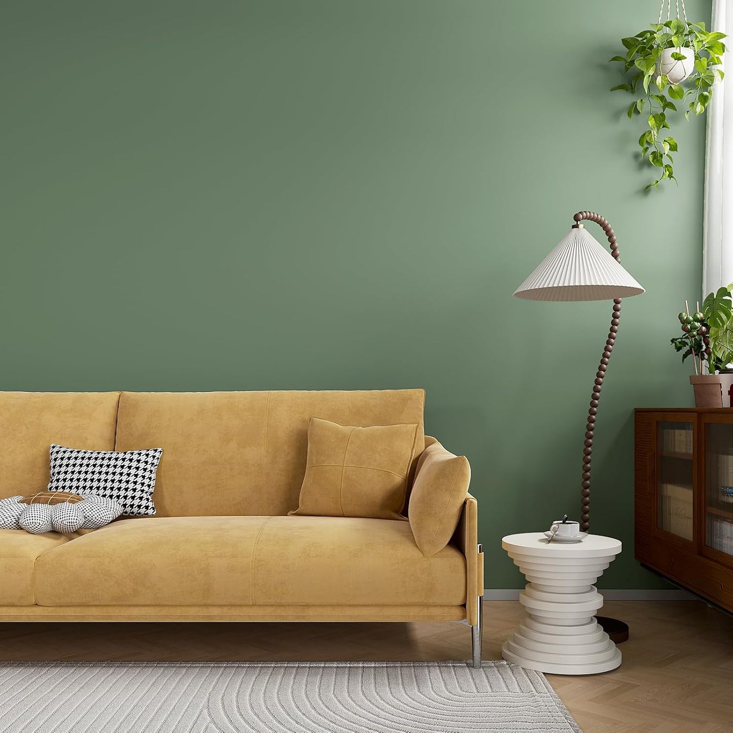 VaryPaper Thick Light Sage Green Peel and Stick Wallpaper