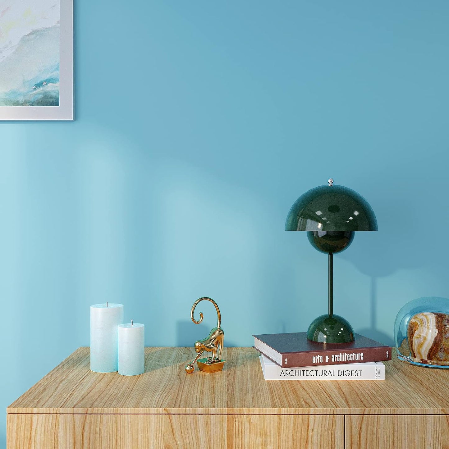 VaryPaper Light Blue Contact Paper Skin-friendly