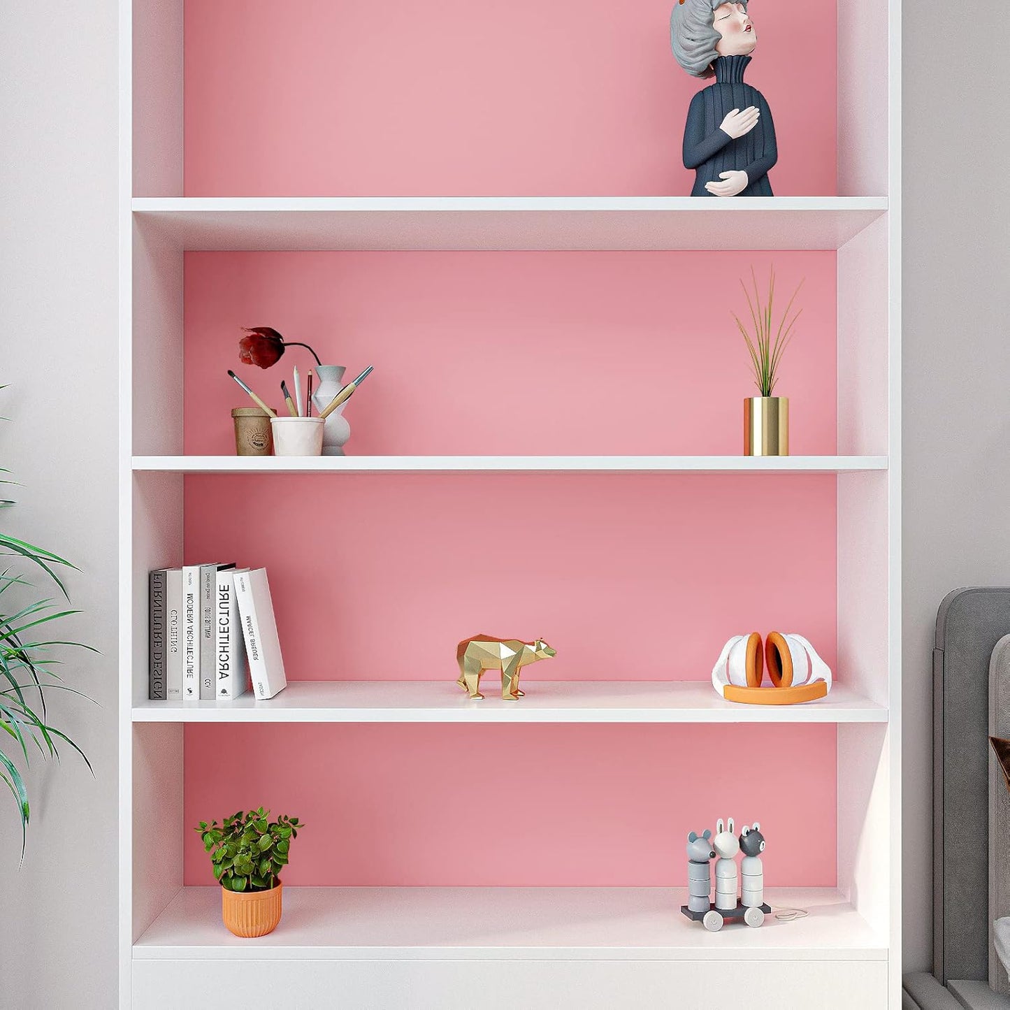 VaryPaper Pink Contact Paper Skin-friendly