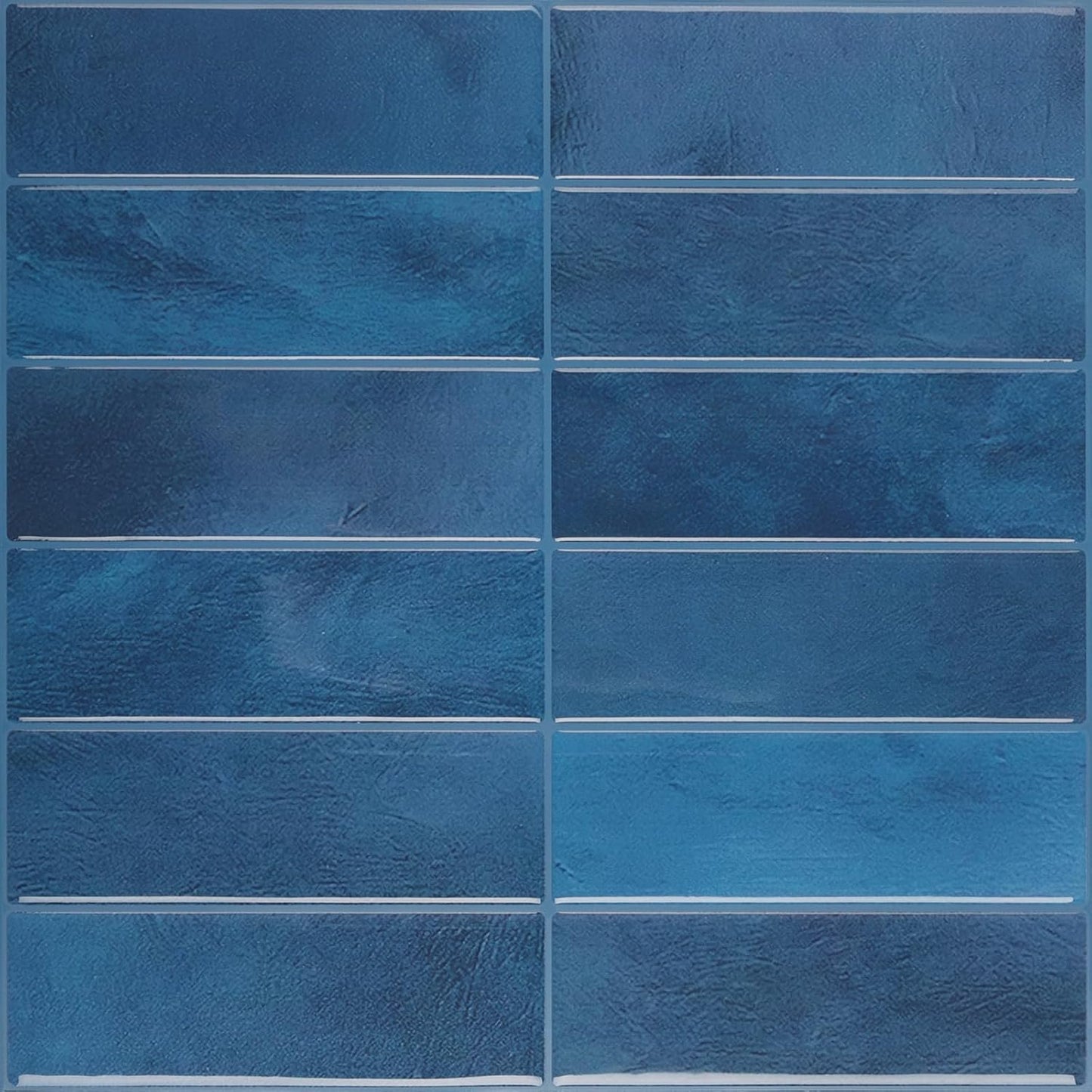 VaryPaper Sea Blue Peel and Stick Backsplash Wall Tiles