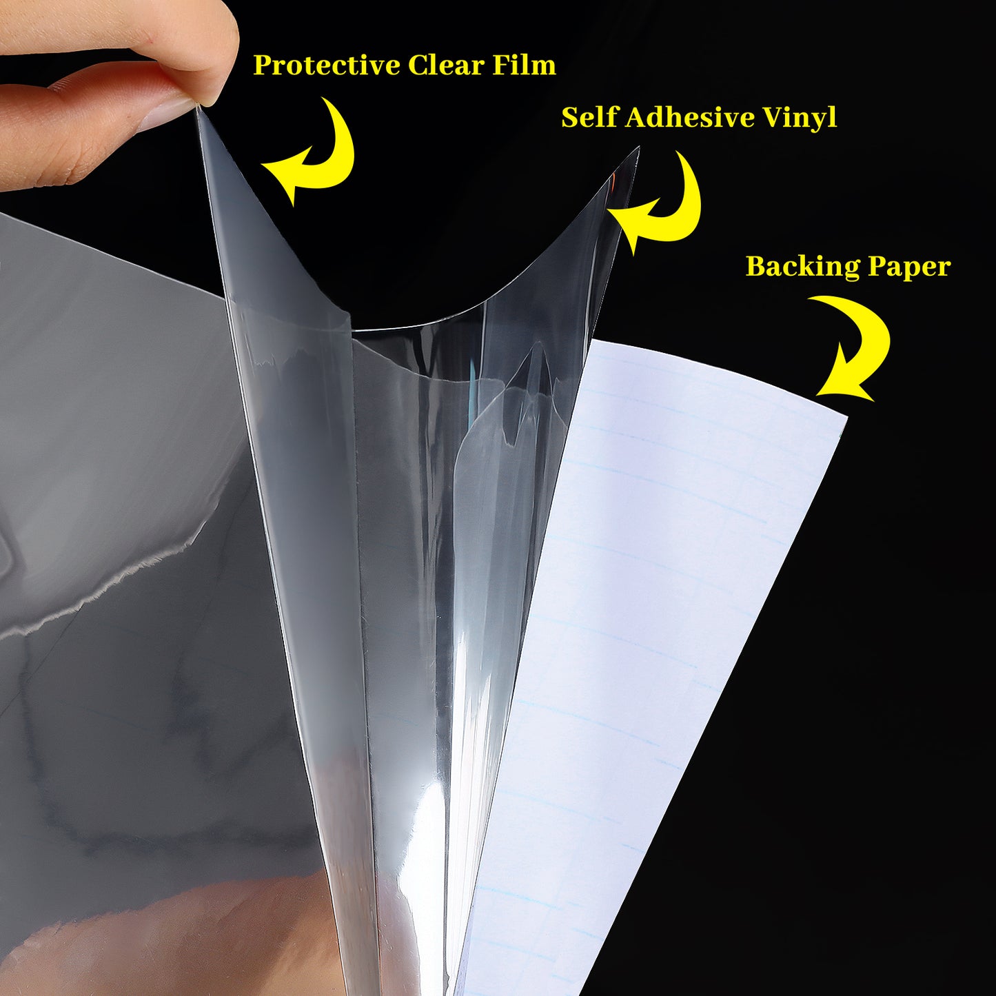 VaryPaper Silver Mirror Stickers