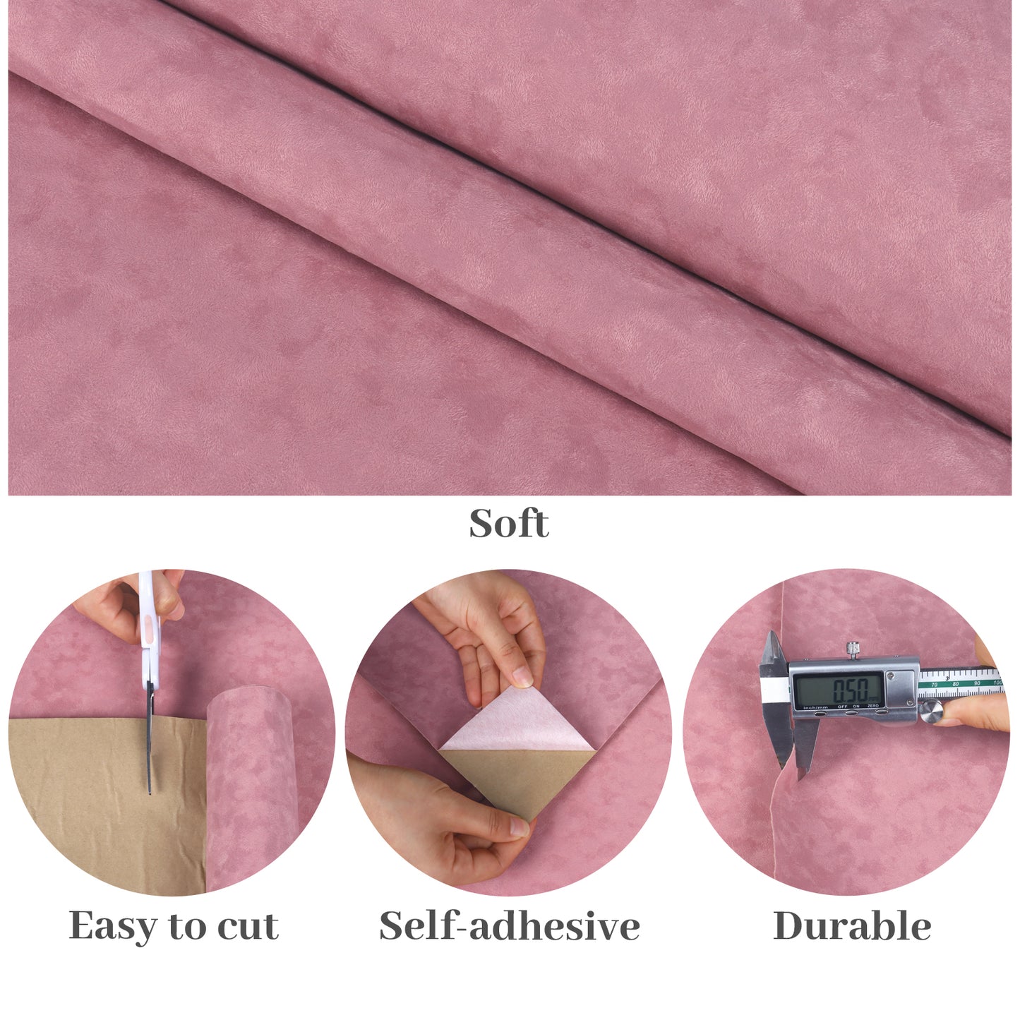 VaryPaper Coral Pink Velvet Wallpaper