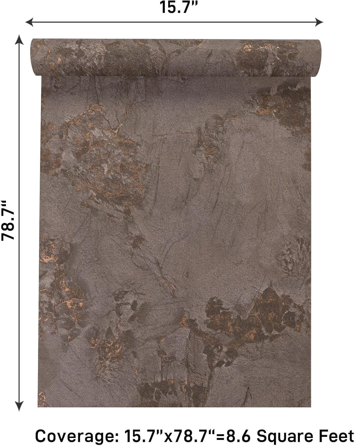 VaryPaper Bronze Brown Marble Contact Paper